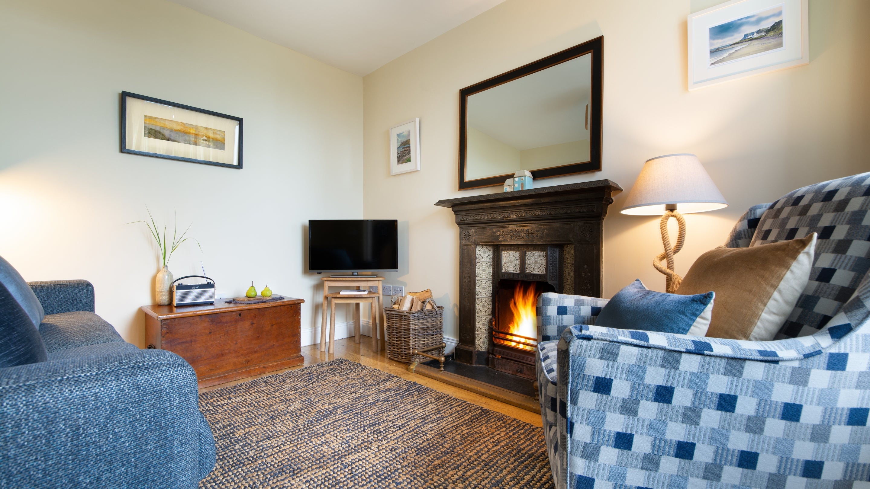 Living Room, Carrick-a-Rede Cottage, Northern Ireland