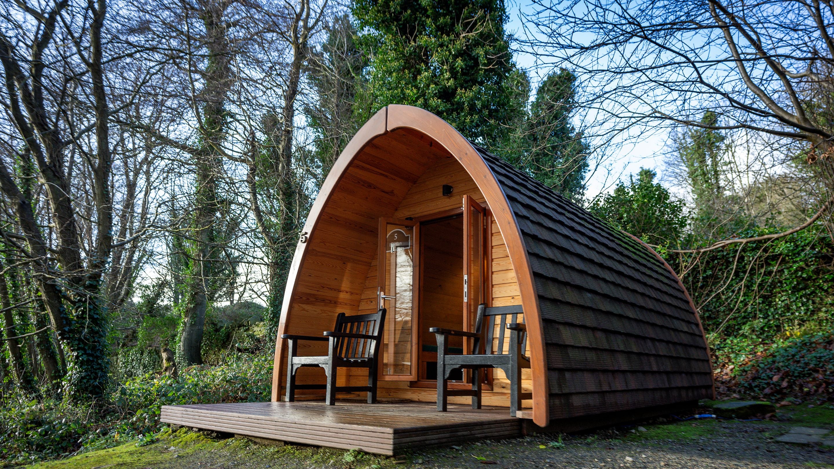 A Plus Pod at Castle Ward Caravan Park, County Down