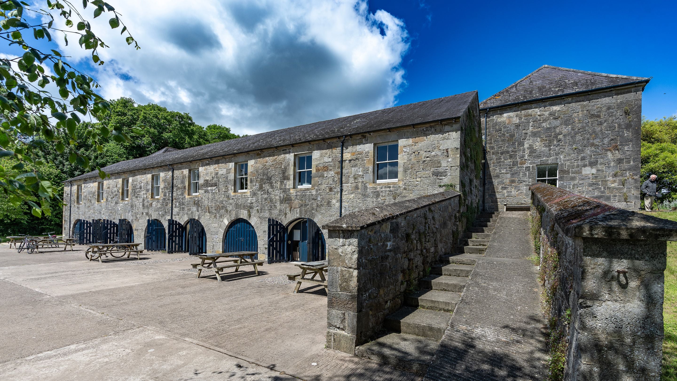 The pods at Crom Campsite, County Fermanagh