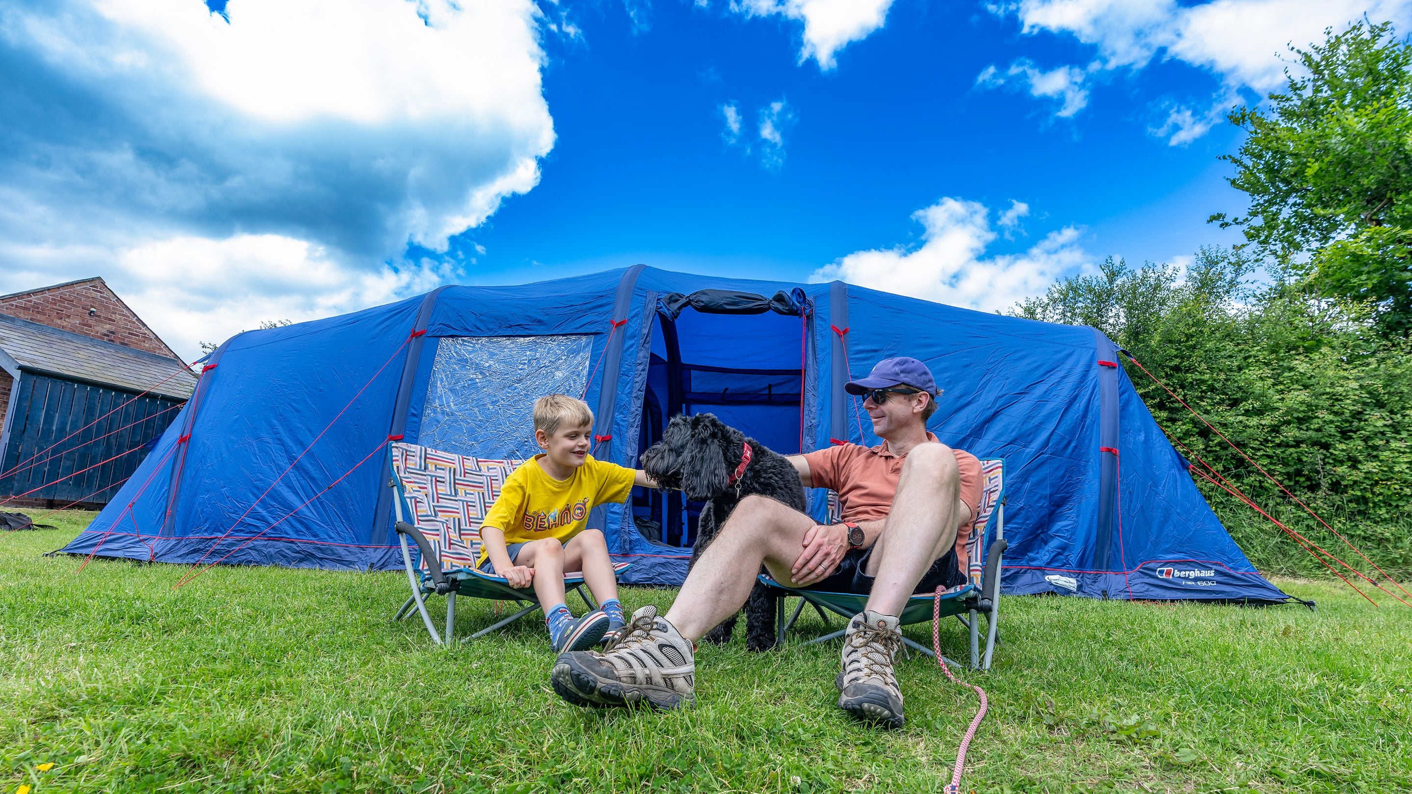 Camping at Crom Campsite, County Fermanagh