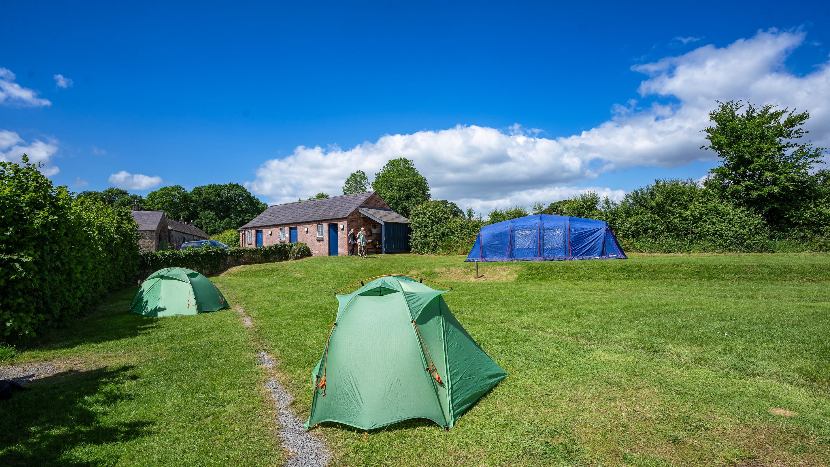 Camping at Crom Campsite, County Fermanagh