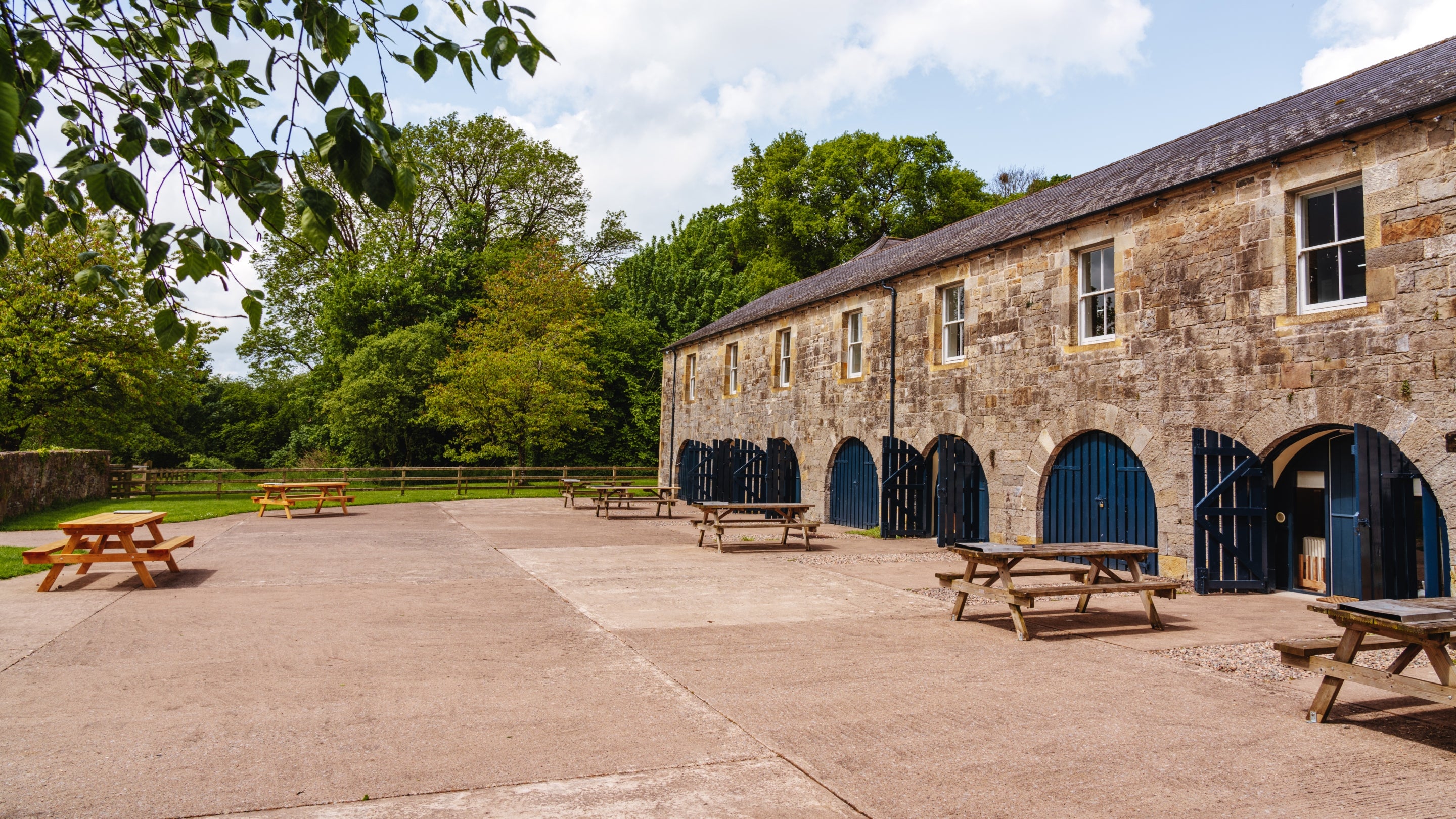 The pods at Crom Campsite, Northern Ireland