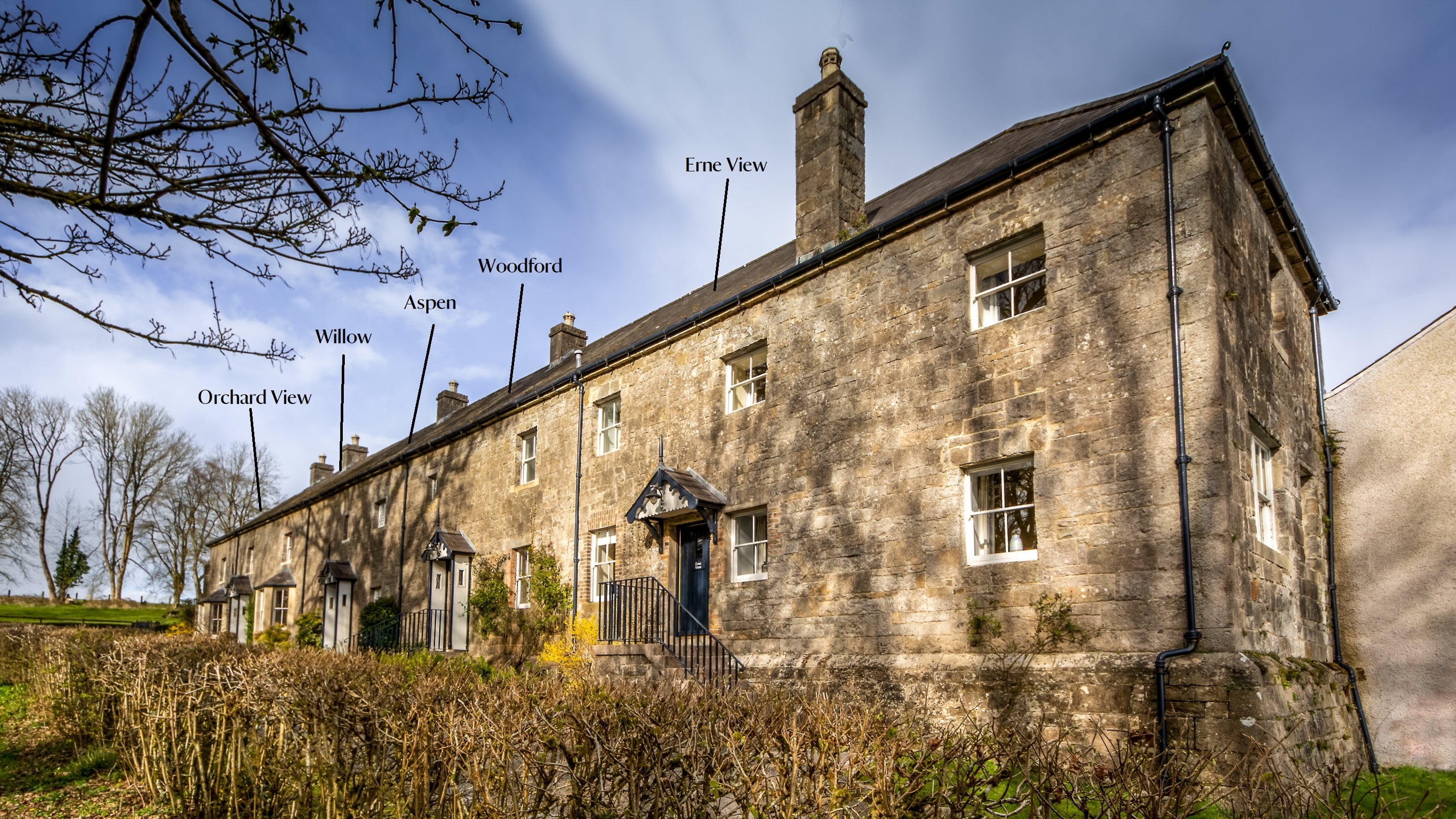 The cottages at Crom, County Fermanagh