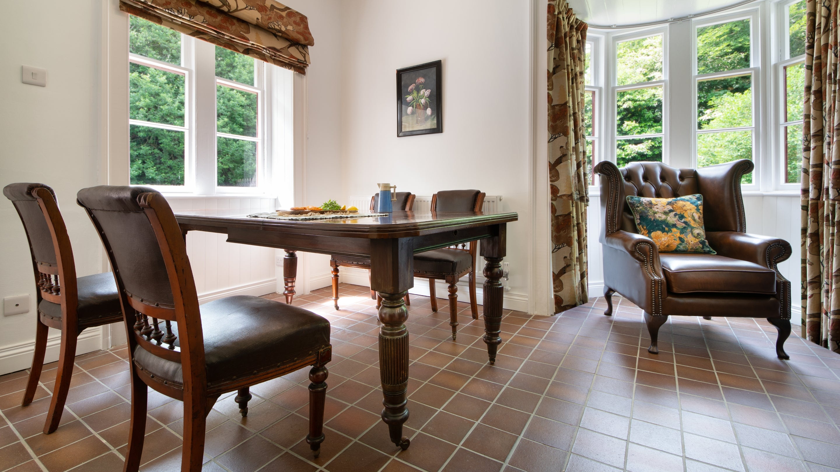 The dining kitchen at Downpatrick Gate Lodge, County Down