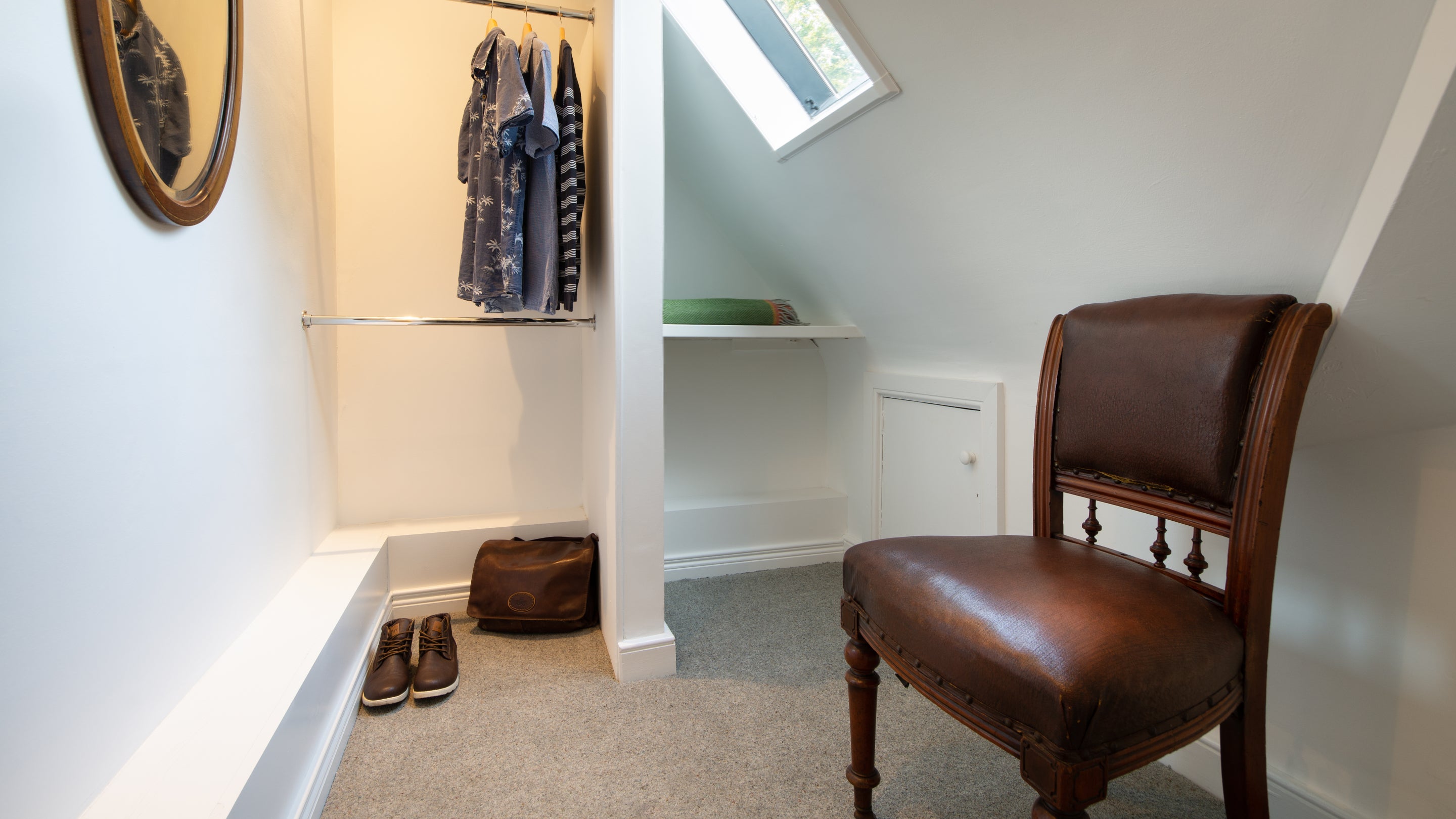 The dressing room at Downpatrick Gate Lodge, County Down