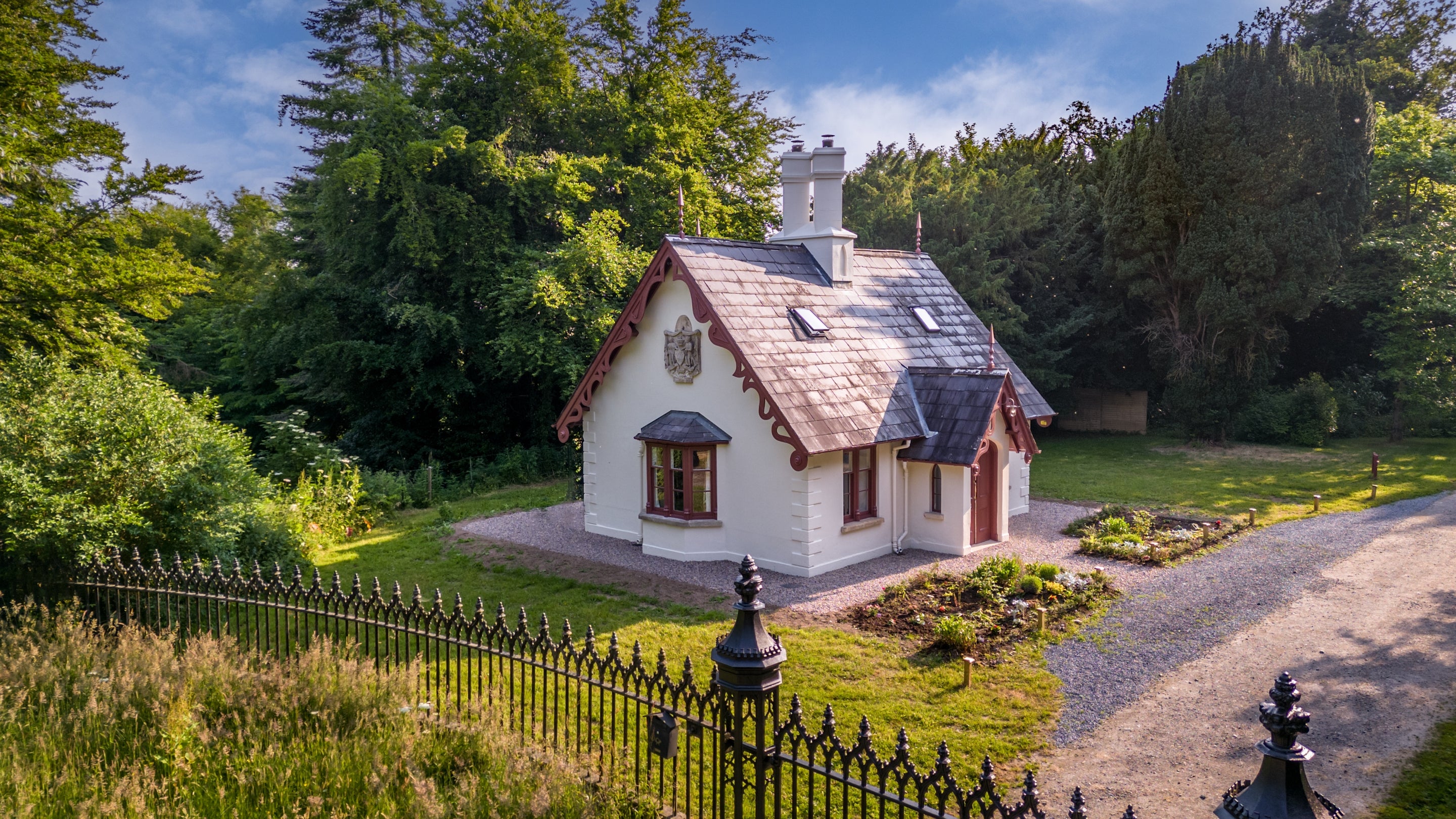 The exterior of Downpatrick Gate Lodge, County Down