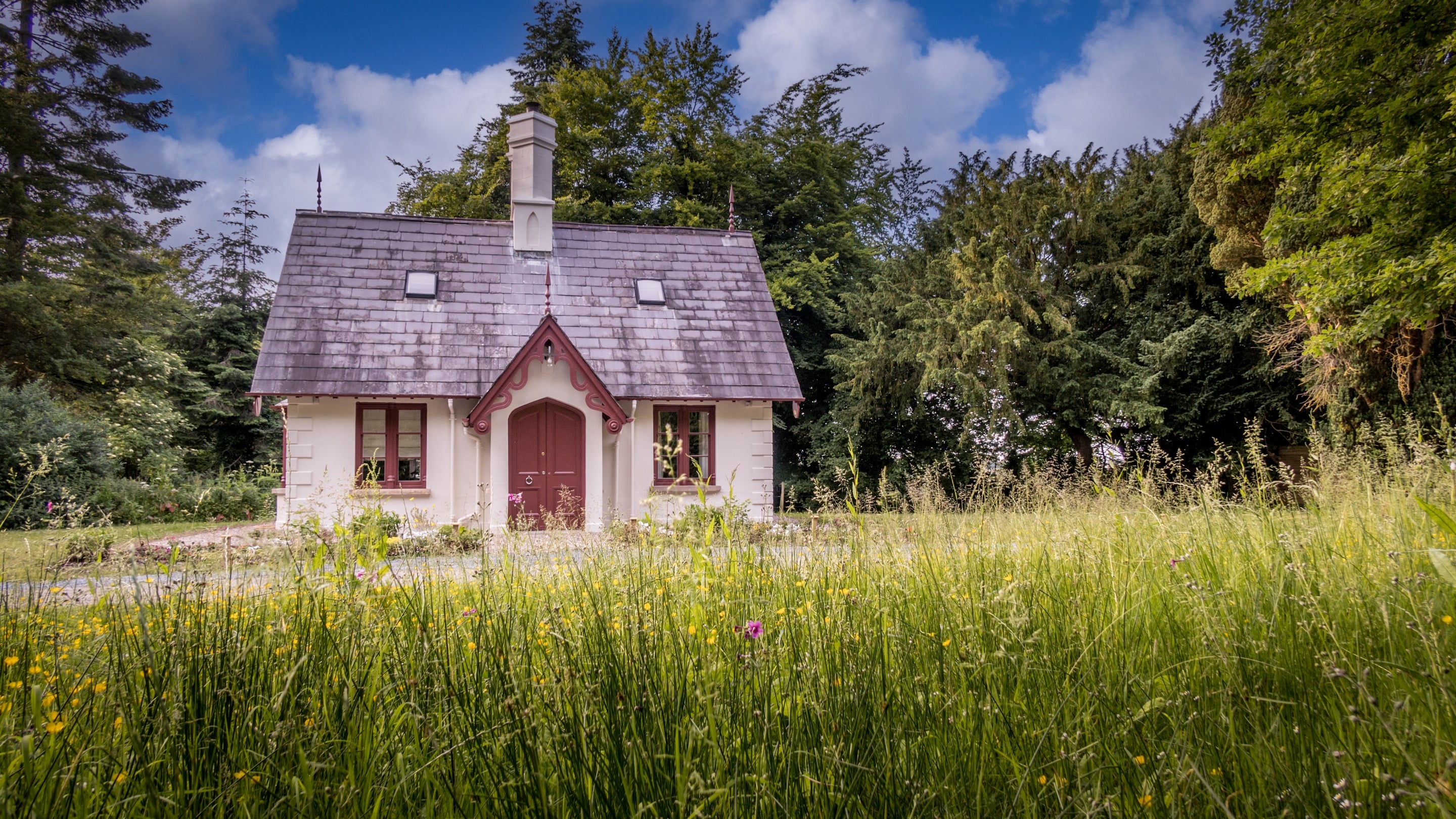 The exterior of Downpatrick Gate Lodge, County Down
