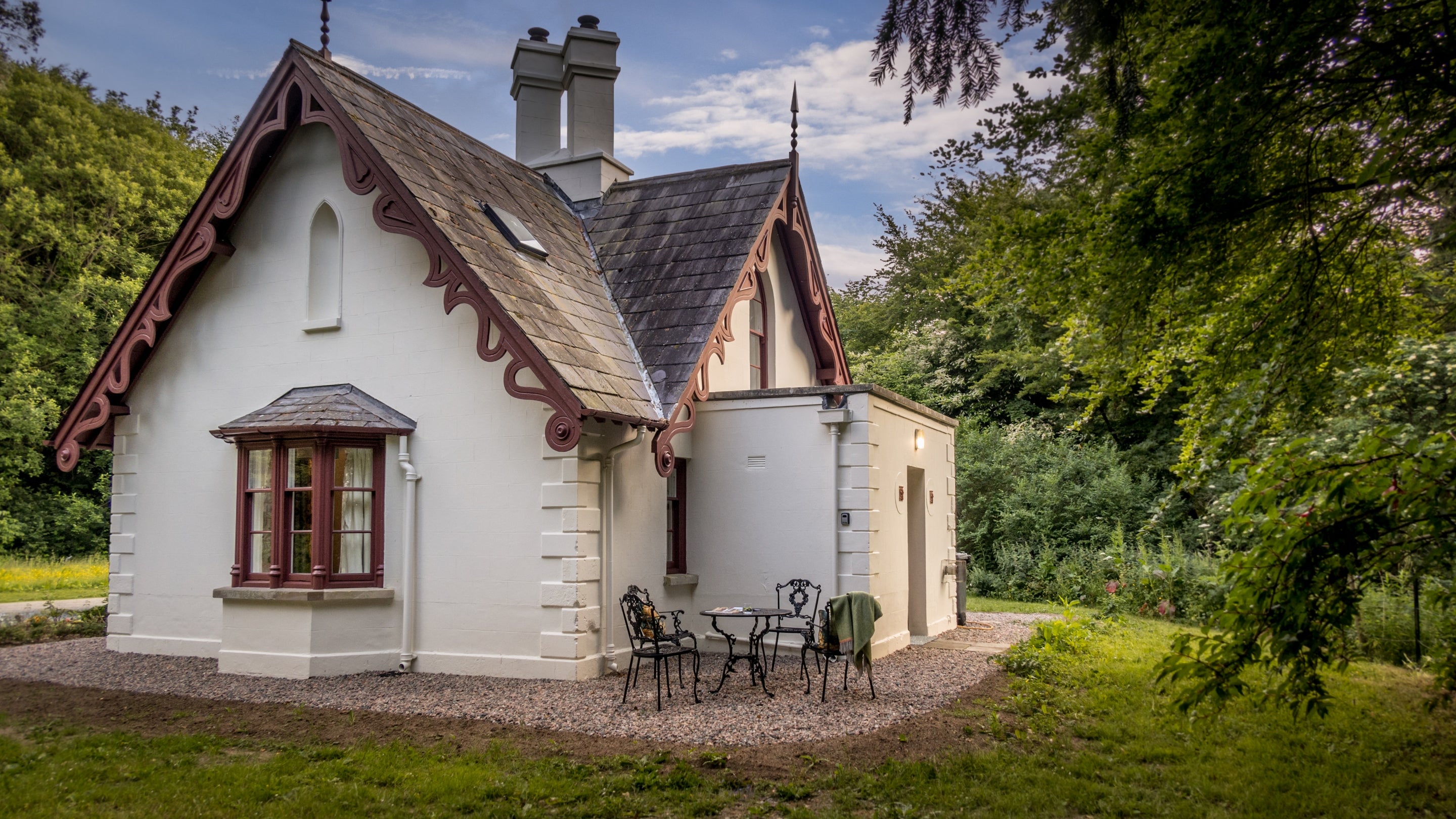 The exterior of Downpatrick Gate Lodge, County Down
