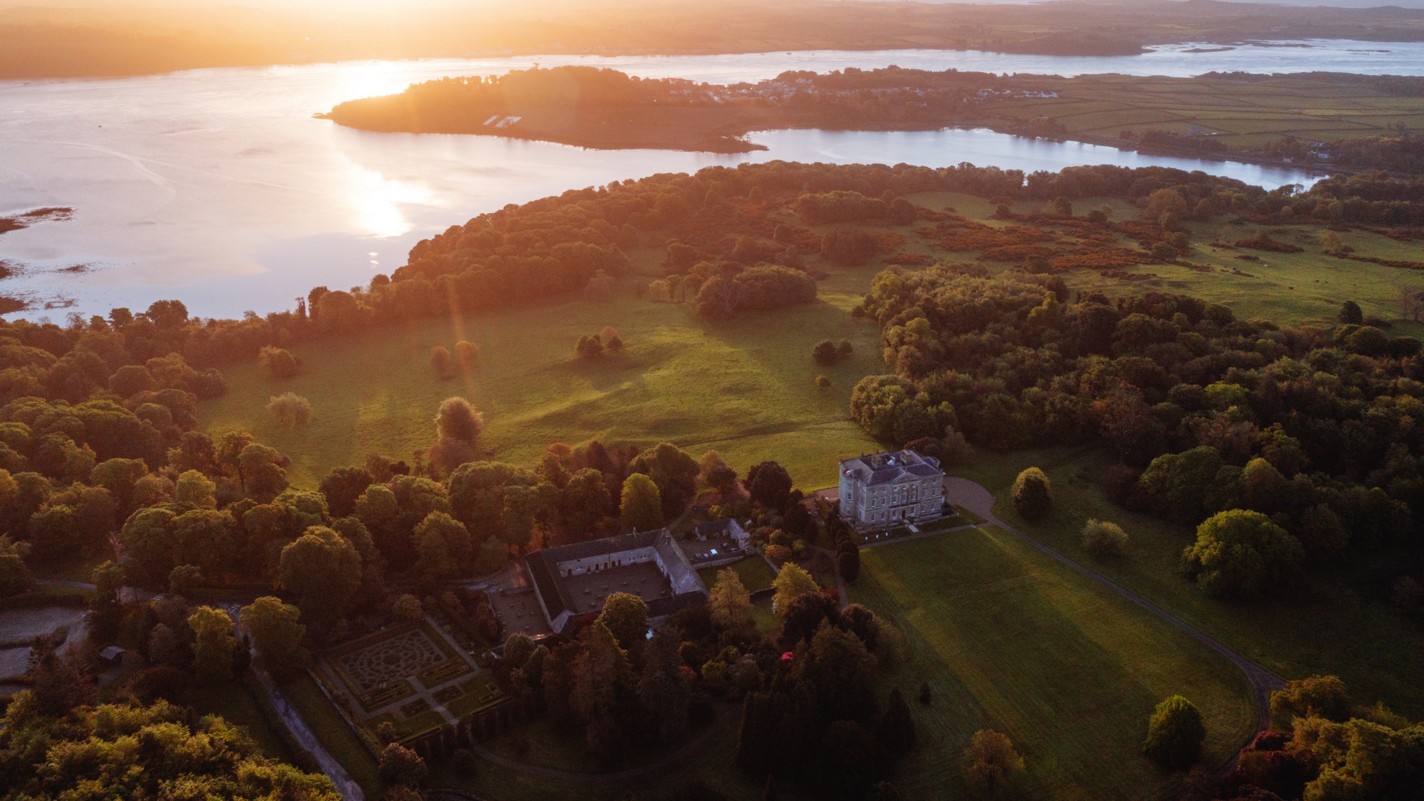 The area surrounding Downpatrick Gate Lodge, County Down