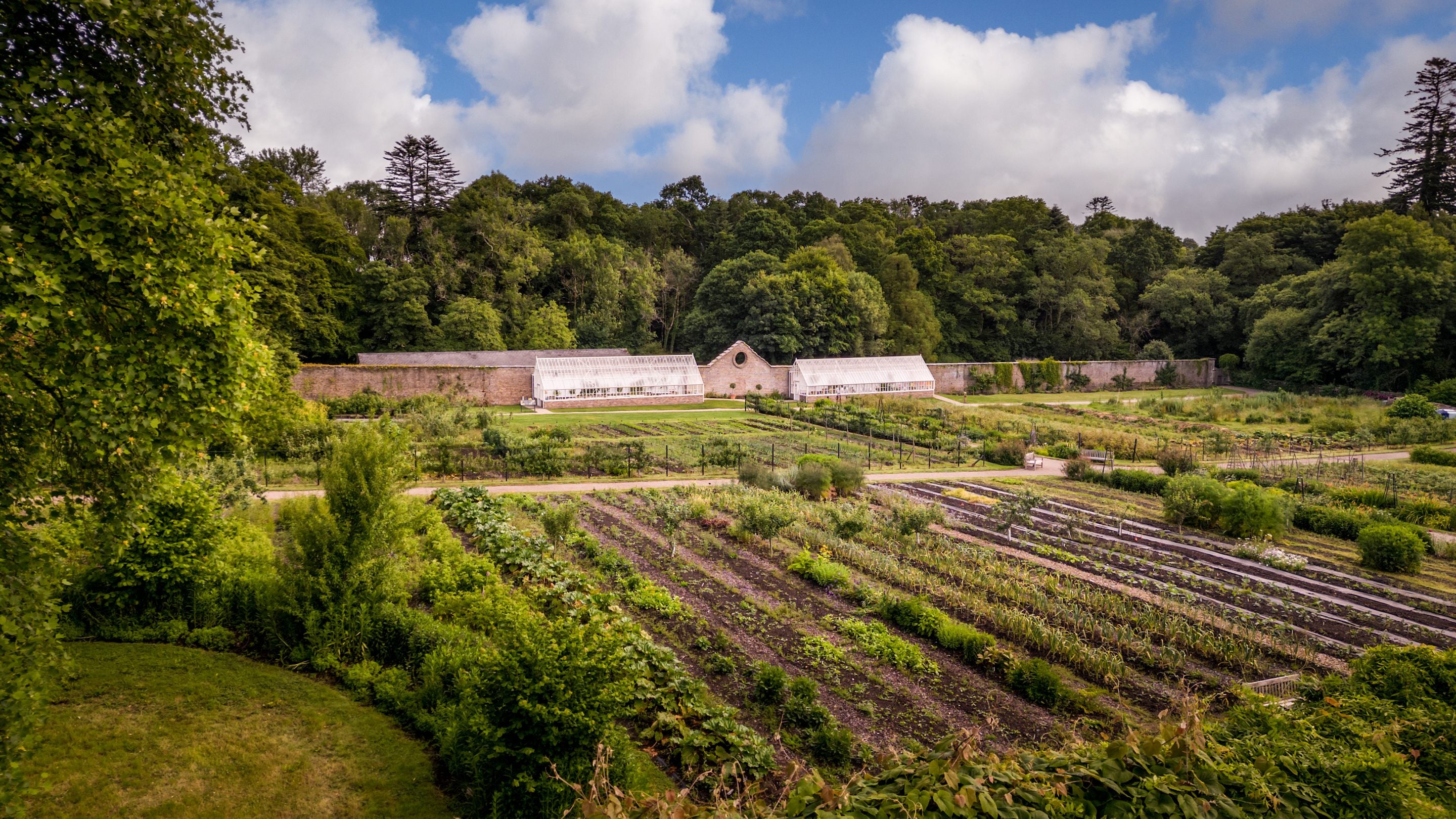 The kitchen garden at Florence Court, County Fermanagh