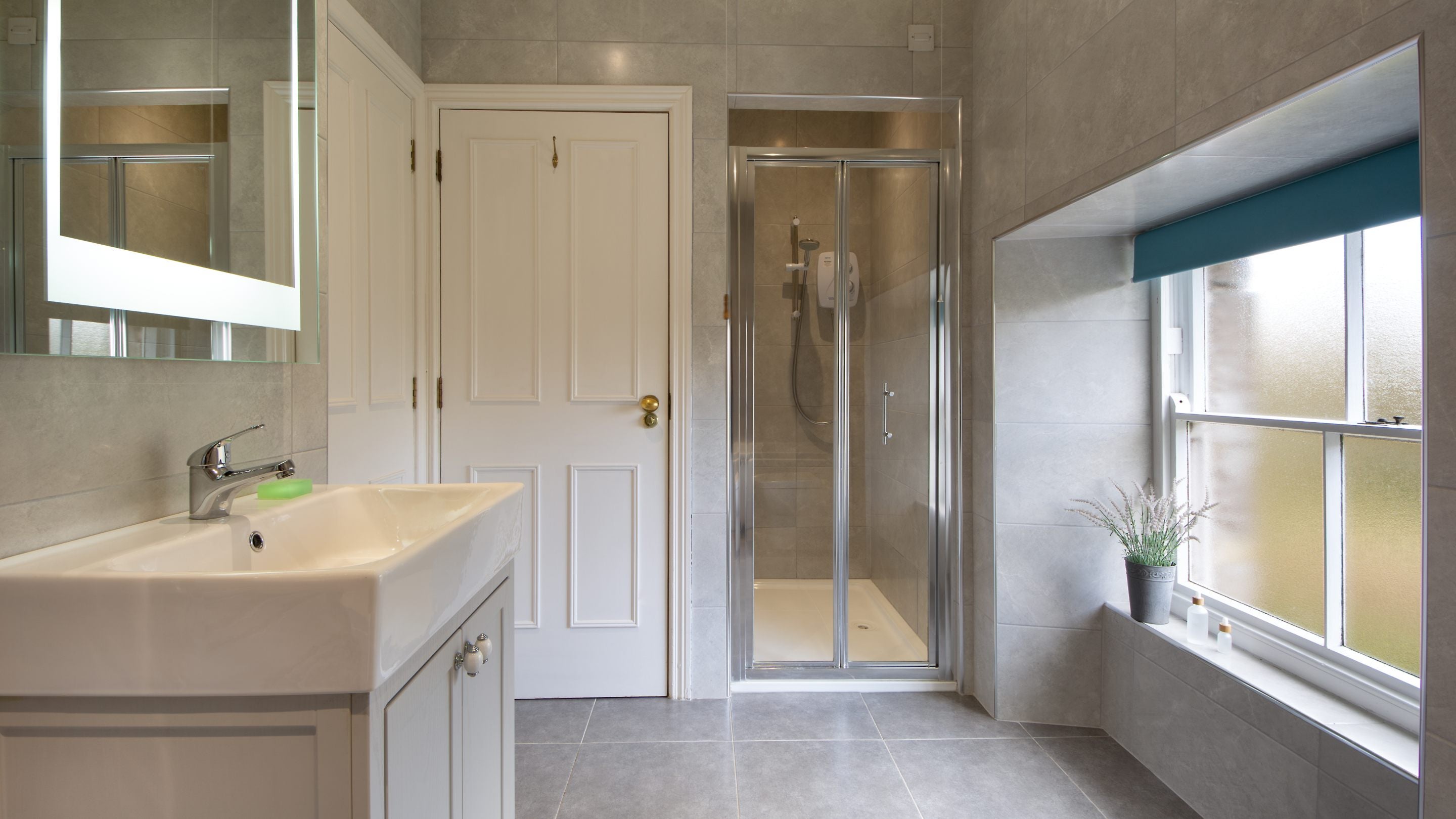 The bathroom at Orchard View, Crom, County Fermanagh