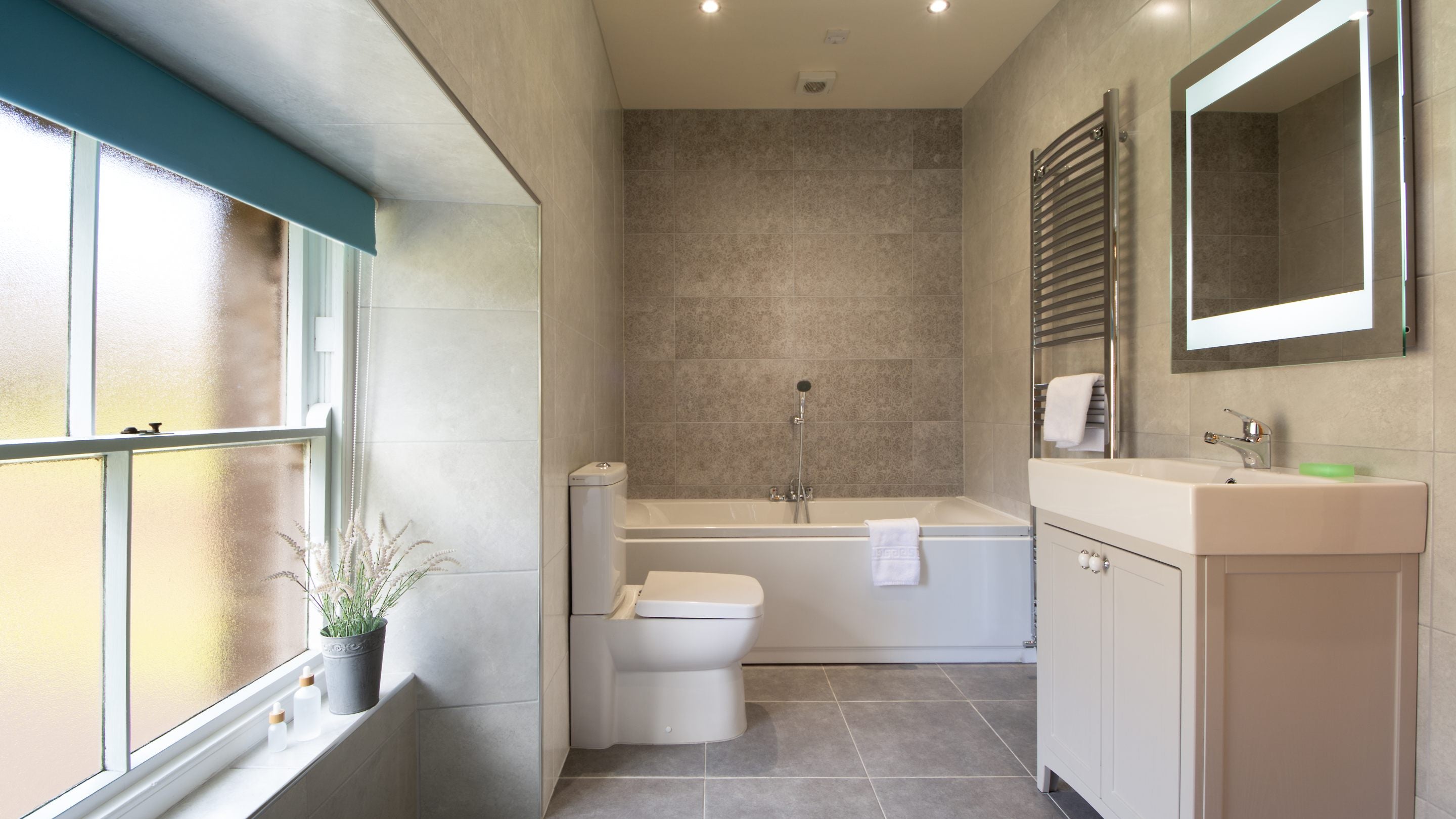 The bathroom at Orchard View, Crom, County Fermanagh