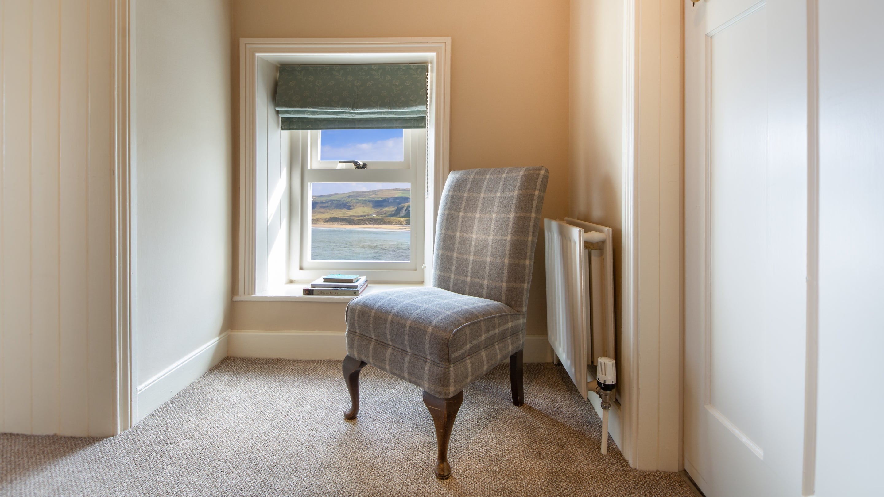 The landing at Portbraddan Cottage, County Antrim