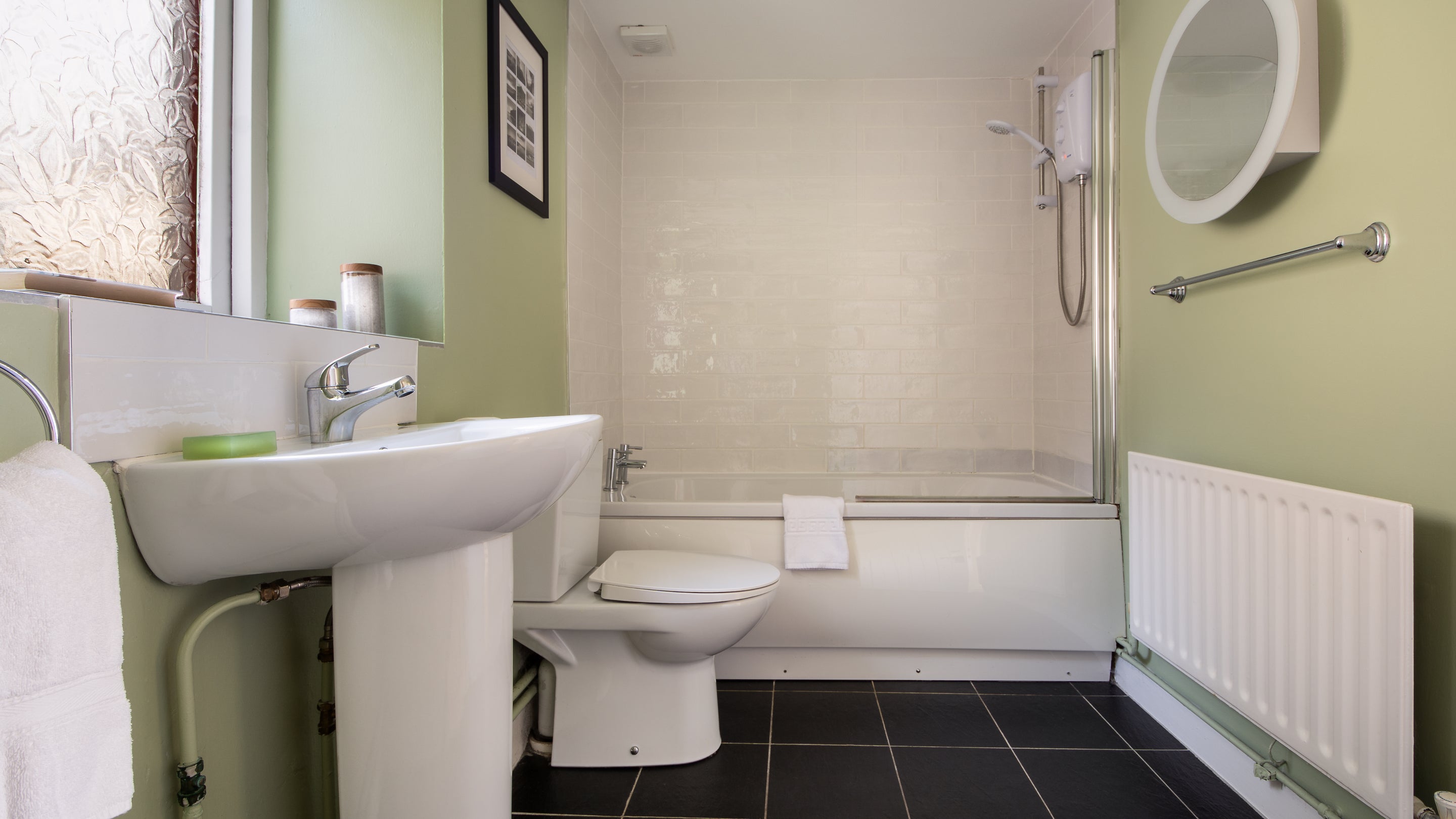 The bathroom at Strand House, Country Antrim
