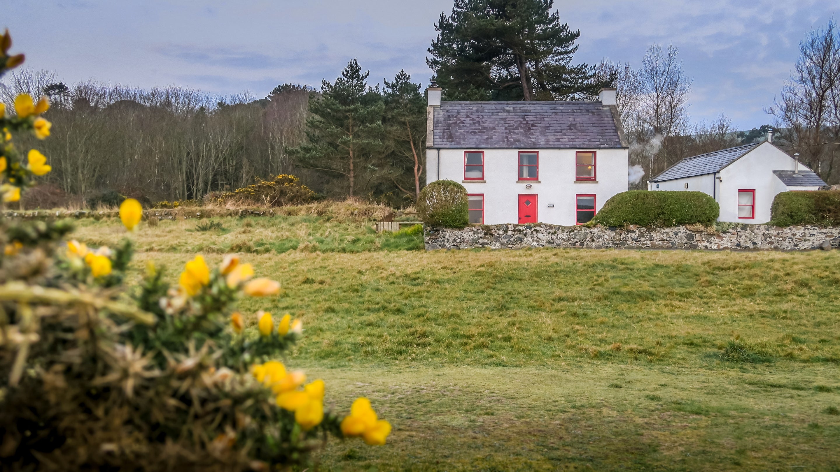 The exterior of Strand House, County Antrim
