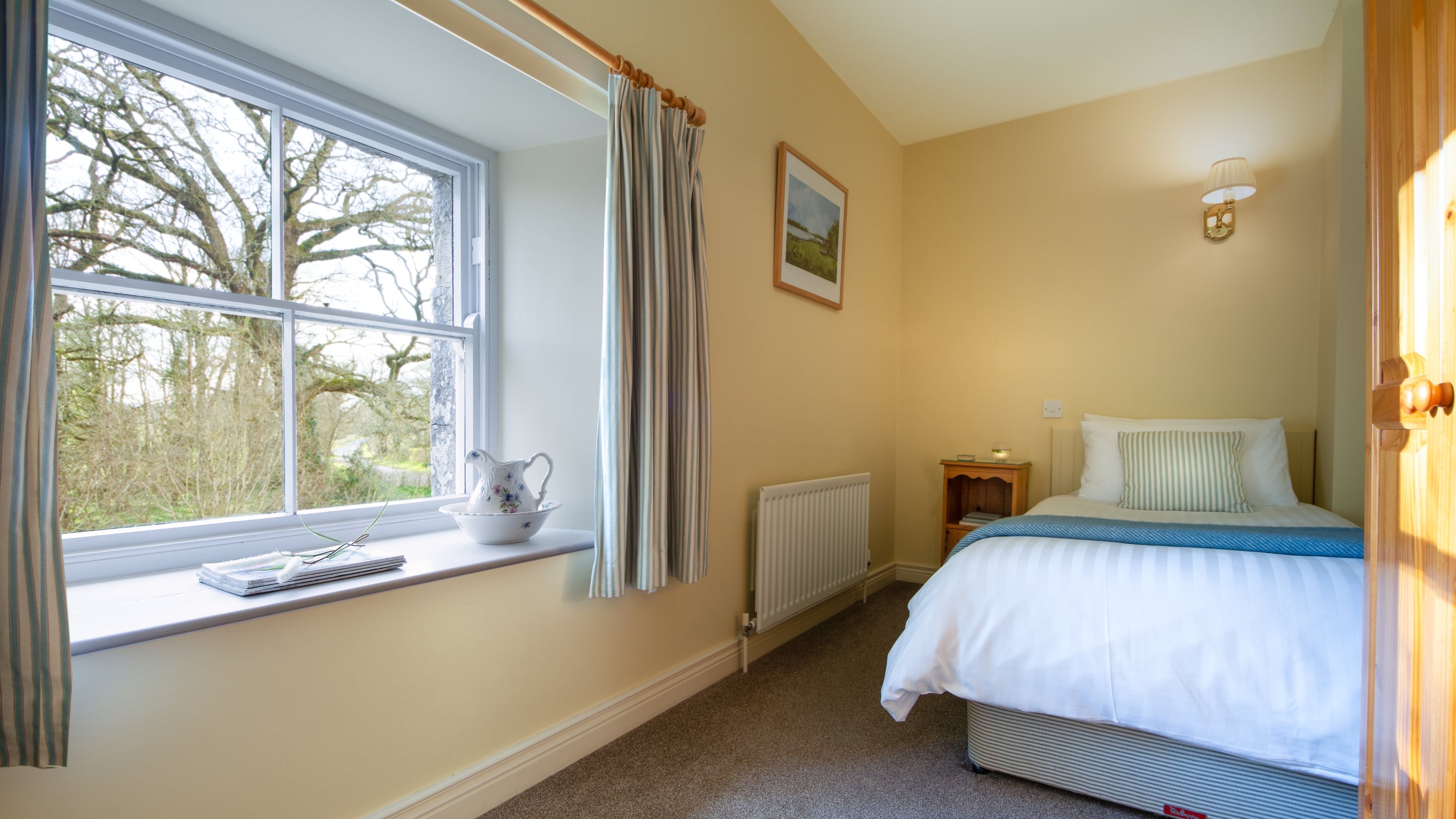 The single bedroom at Willow Cottage, County Fermanagh