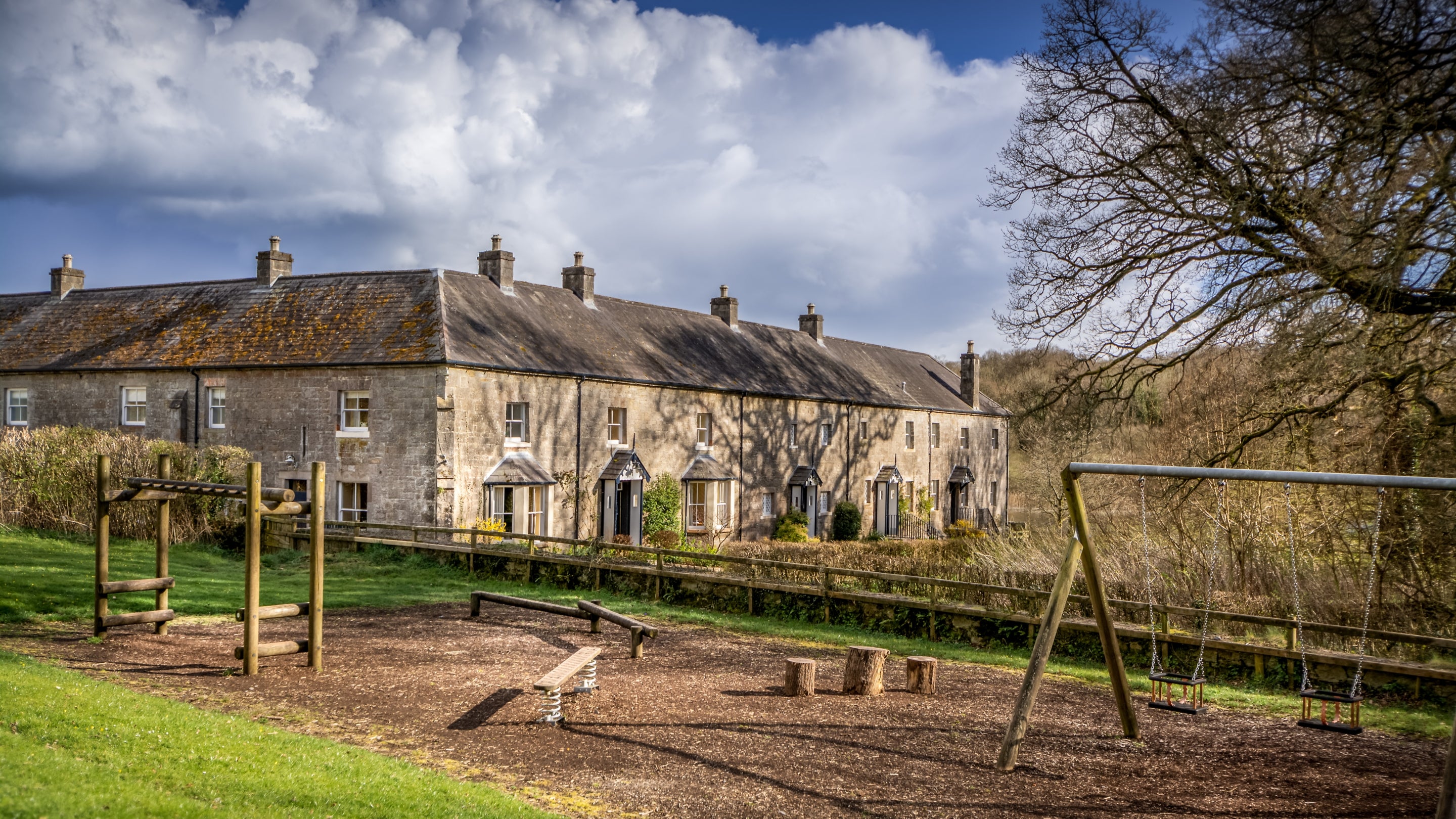 The exterior of Woodford Cottage, County Fermanagh
