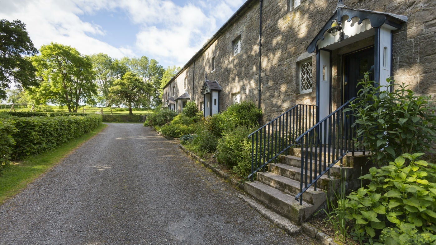 The pleasant exterior of Woodford Cottage, Newtownbutler, County Fermanagh