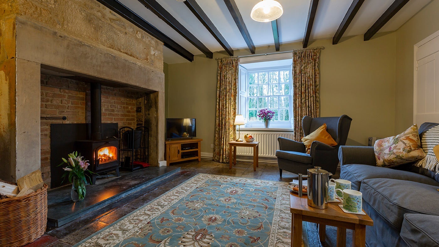 The sitting room at Bolt Cottage, Wallington 