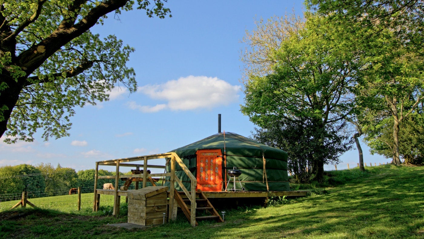 West Wood Yurts, Gibside Estate, Newcastle-Upon Tyne