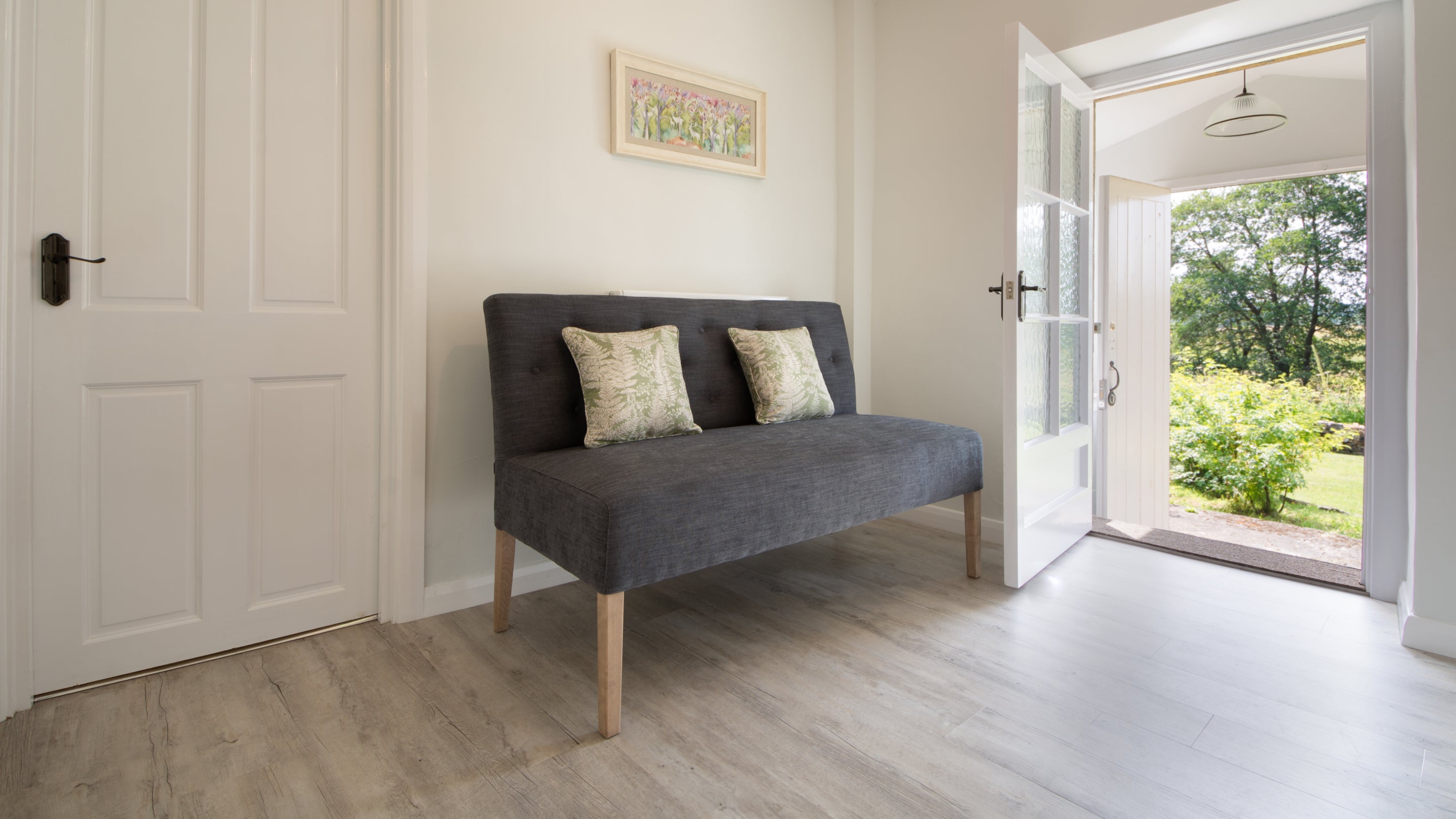 The hallway at Eskeleth, Northumberland