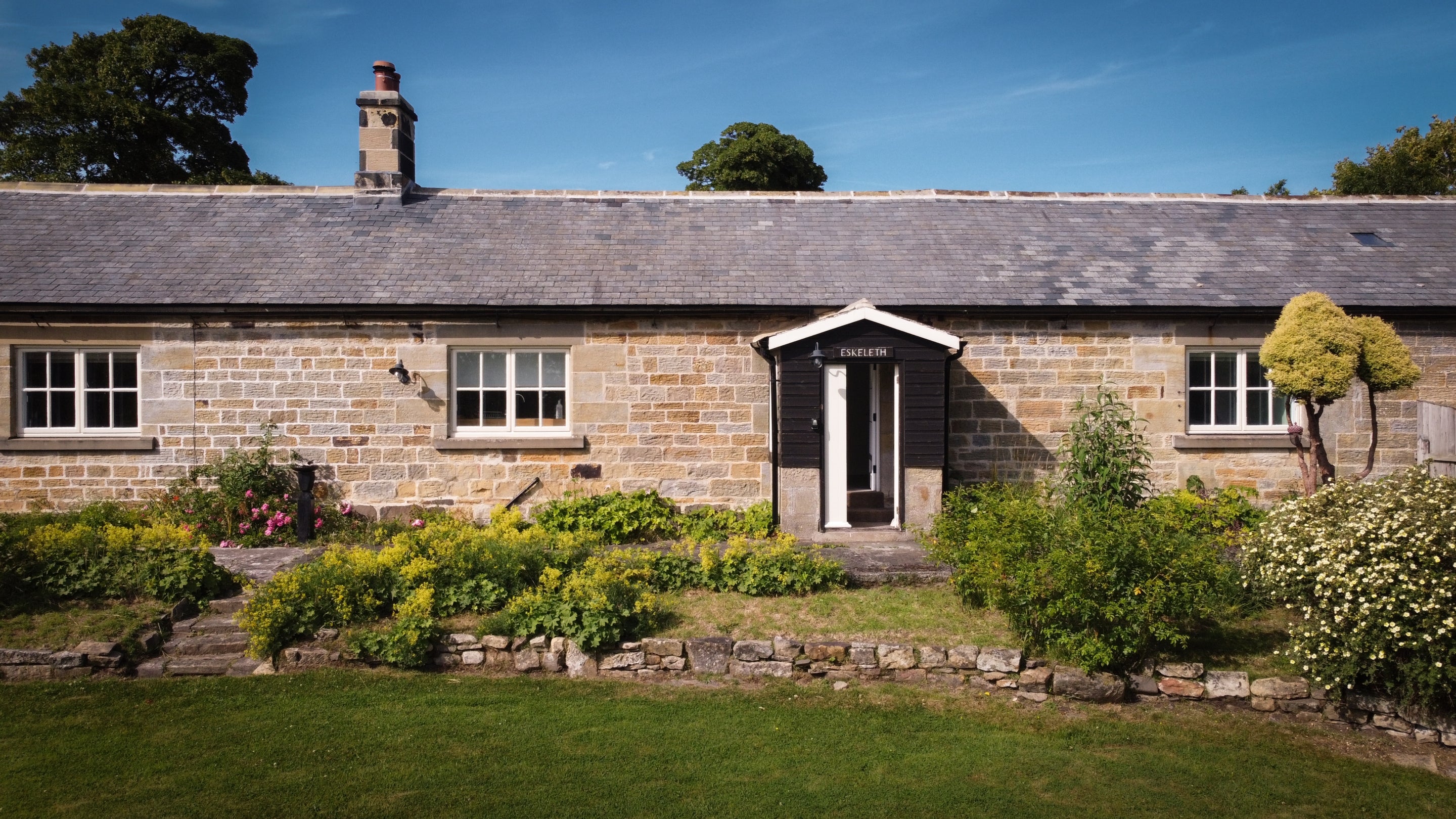 The exterior of Eskeleth, Northumberland