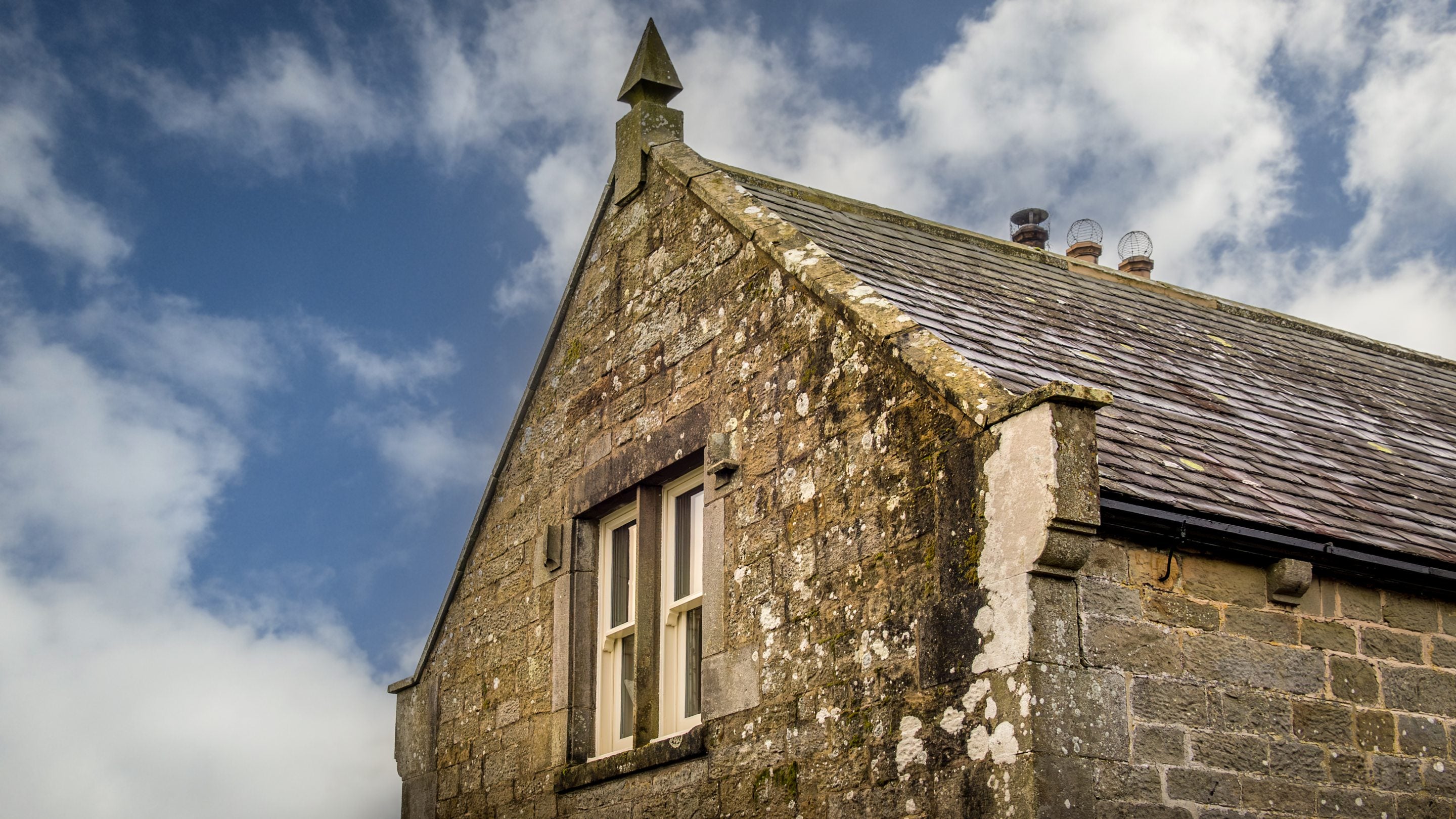 The exterior roofline of Housesteads, Northumberland