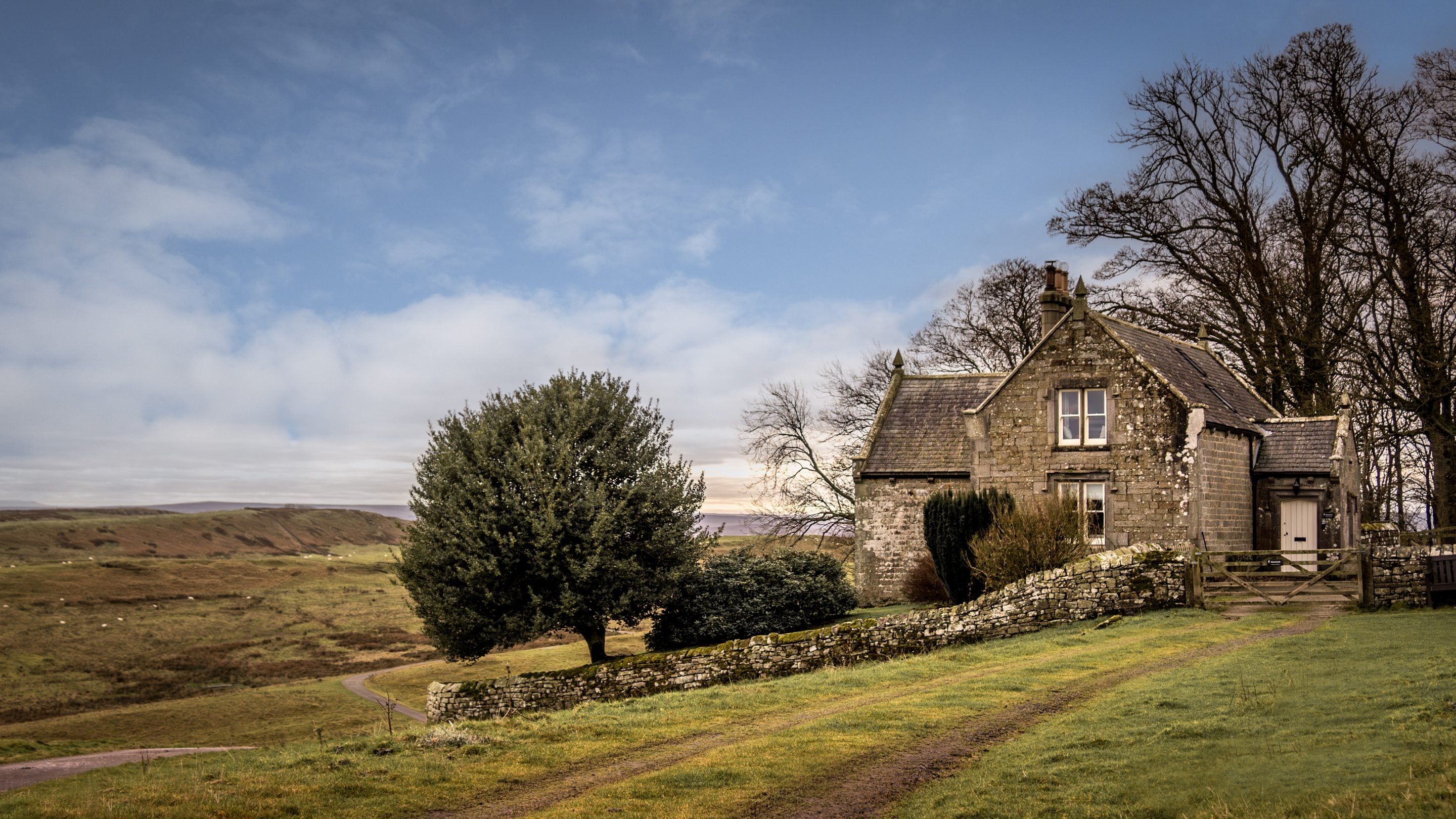 The exterior of Housesteads, Northumberland