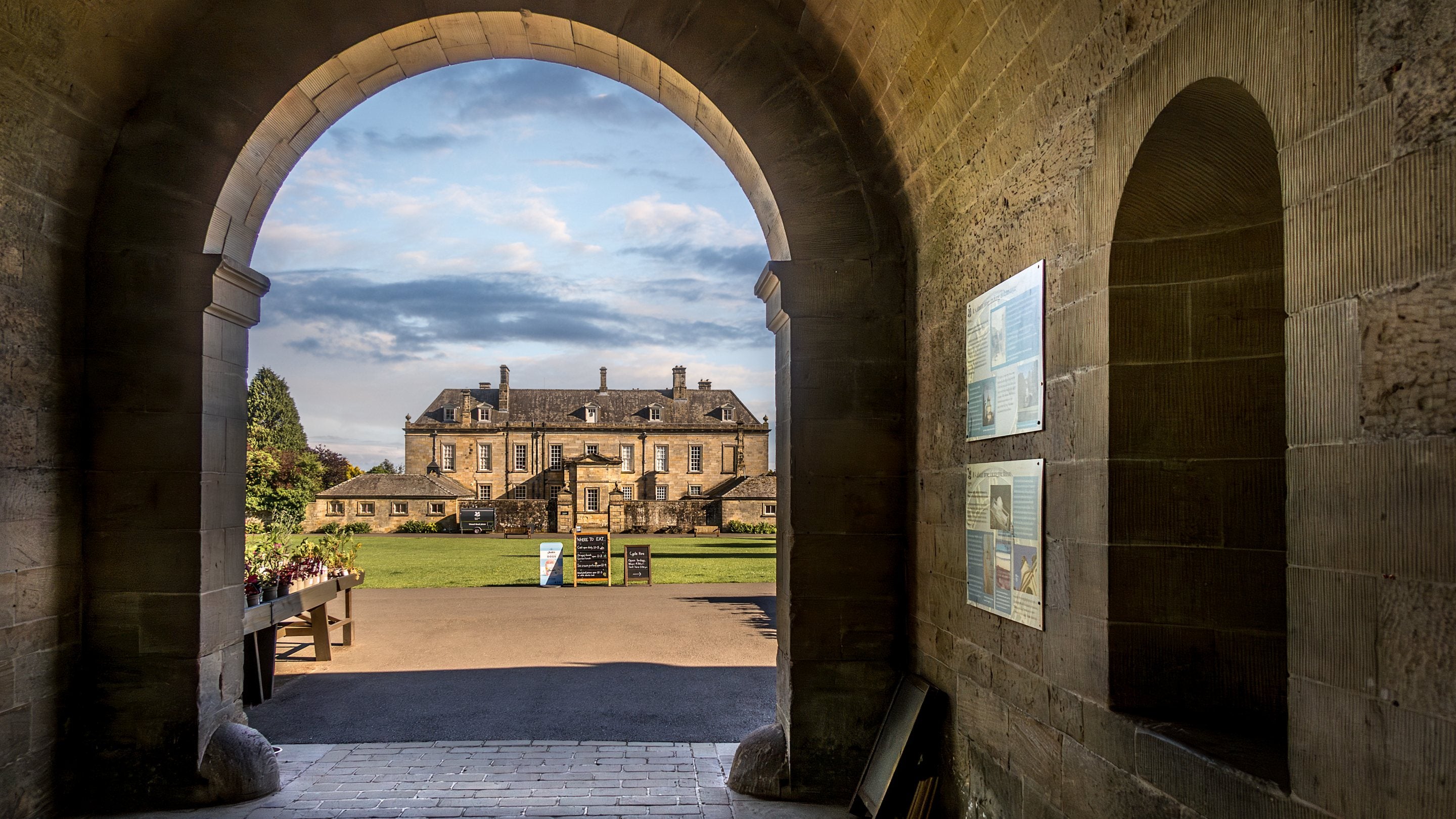 The house at Wallington, near Laundry Cottage, Northumberland
