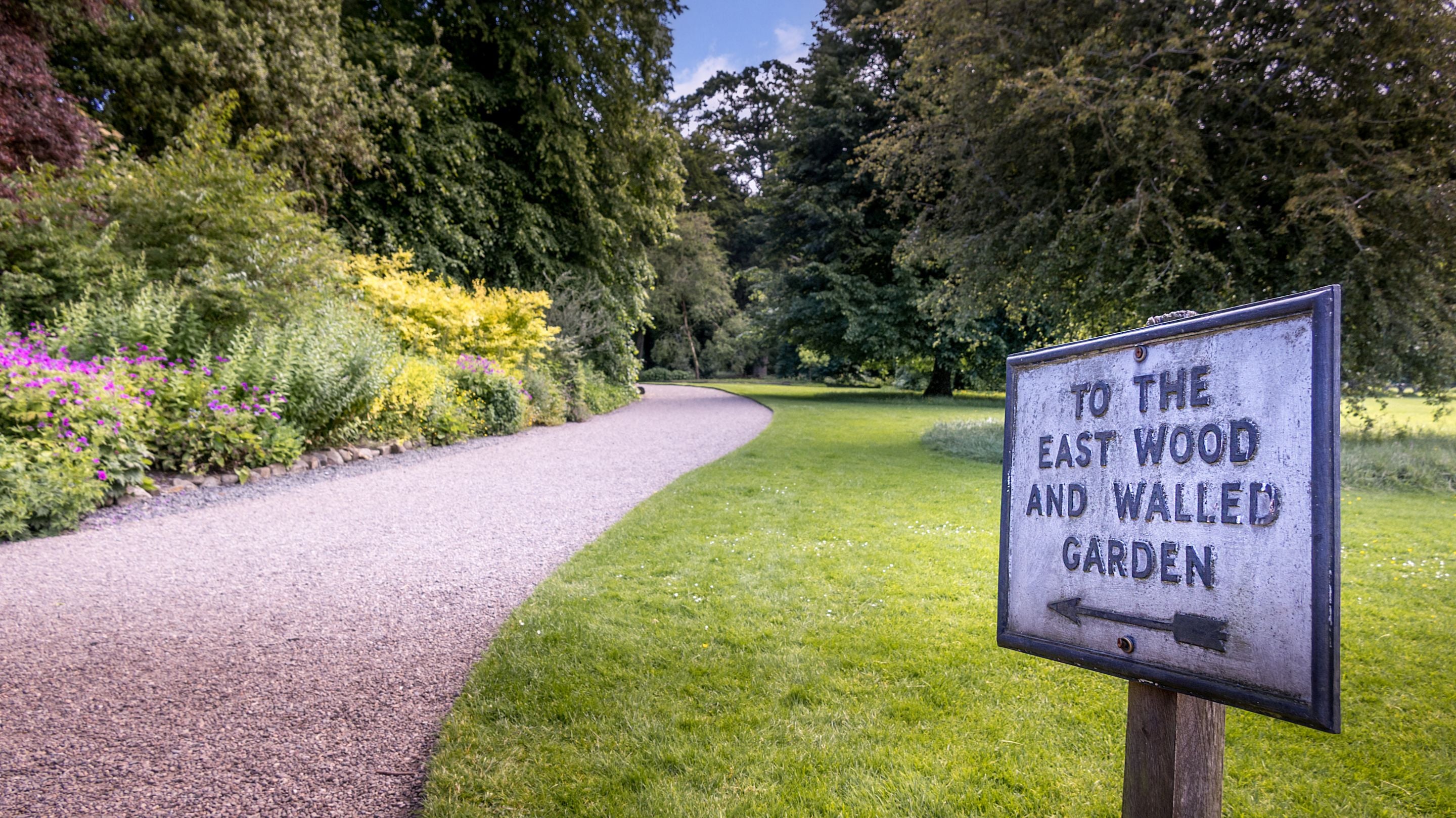 Walks on the Wallington estate near Laundry Cottage, Northumberland
