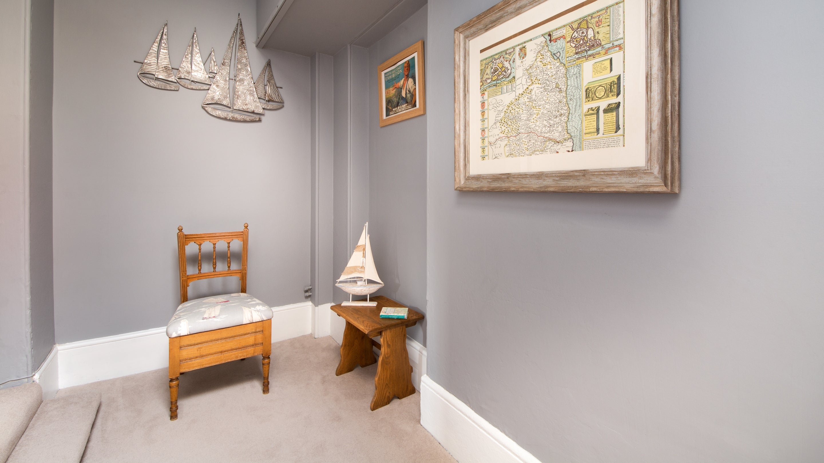 The entrance at Lighthouse Keeper's Cottage 1, Tyne and Wear