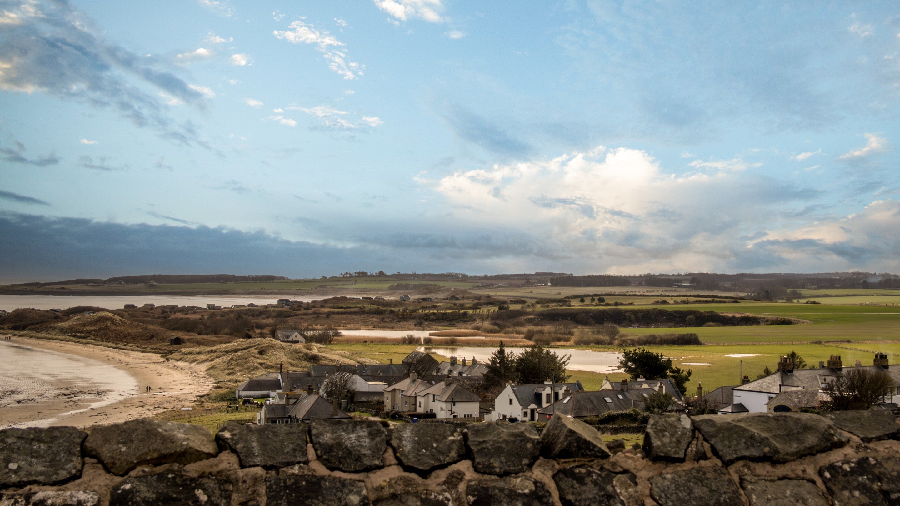 Views of the countryside surrounding Lookout Cottage, Northumberland