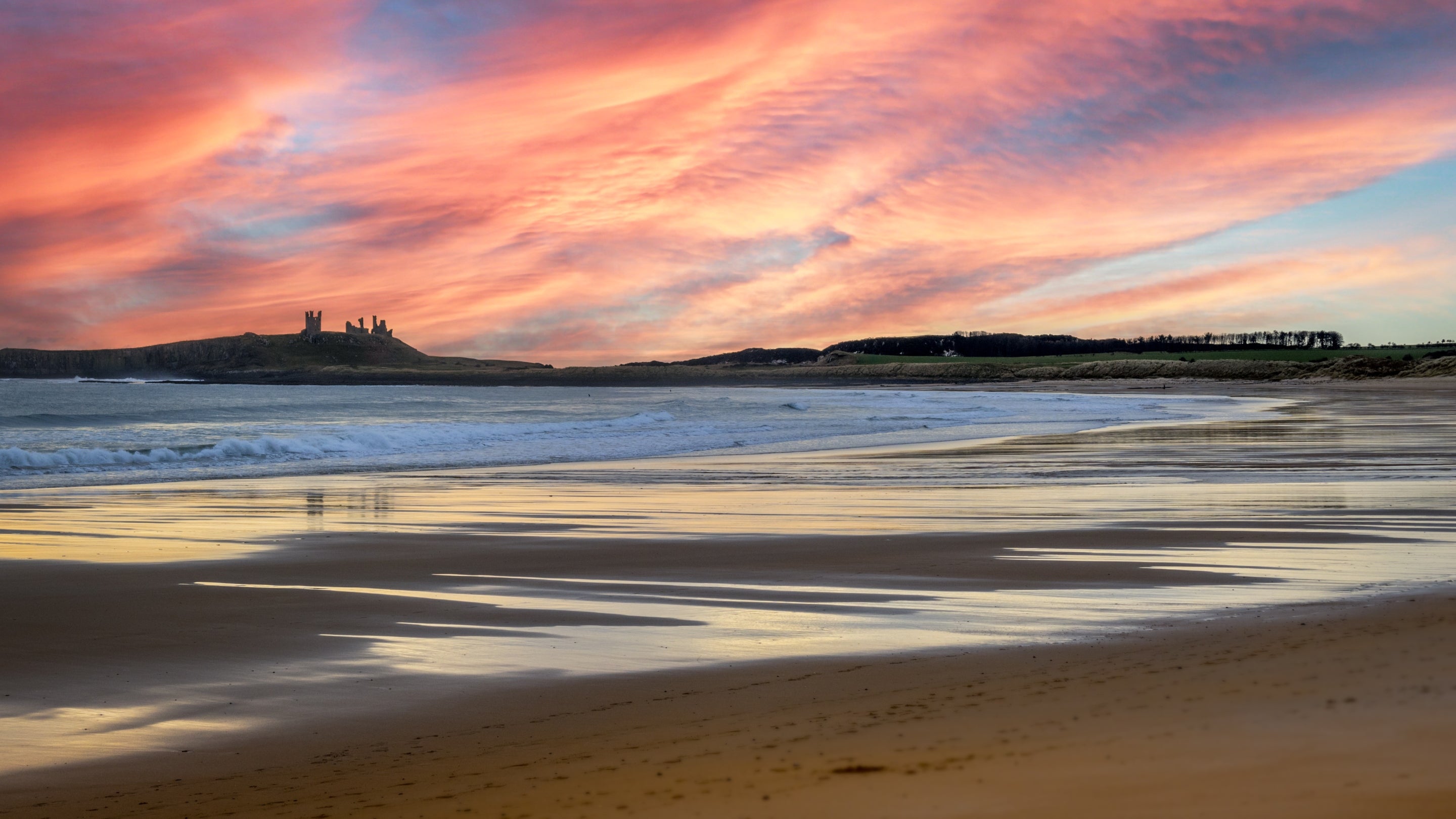 The area surrounding Lookout Cottage, Northumberland