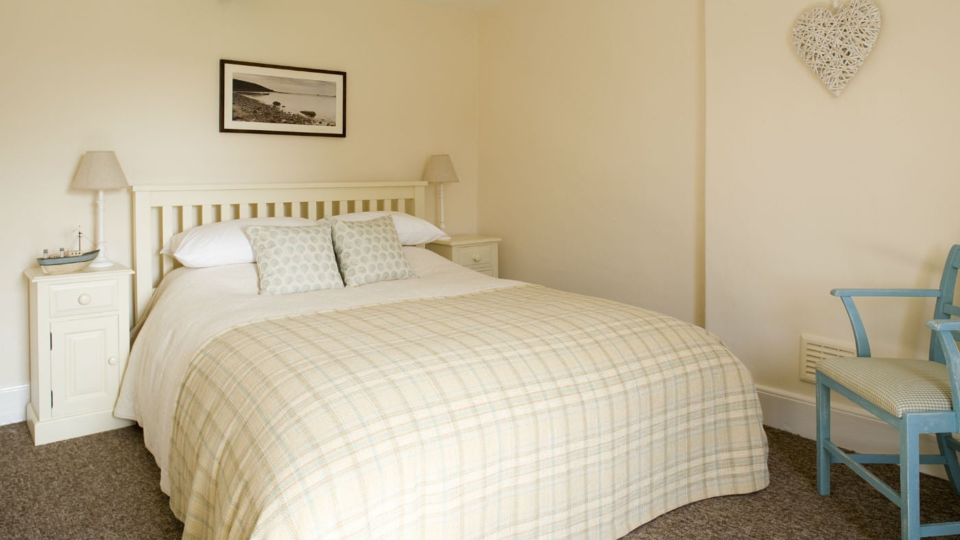 A double bedroom at Risemoor, Alnwick, Northumberland
