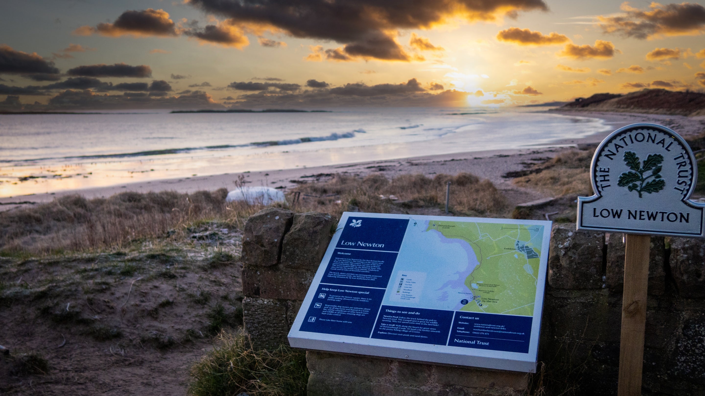 The area surrounding Rockside Cottage, Northumberland