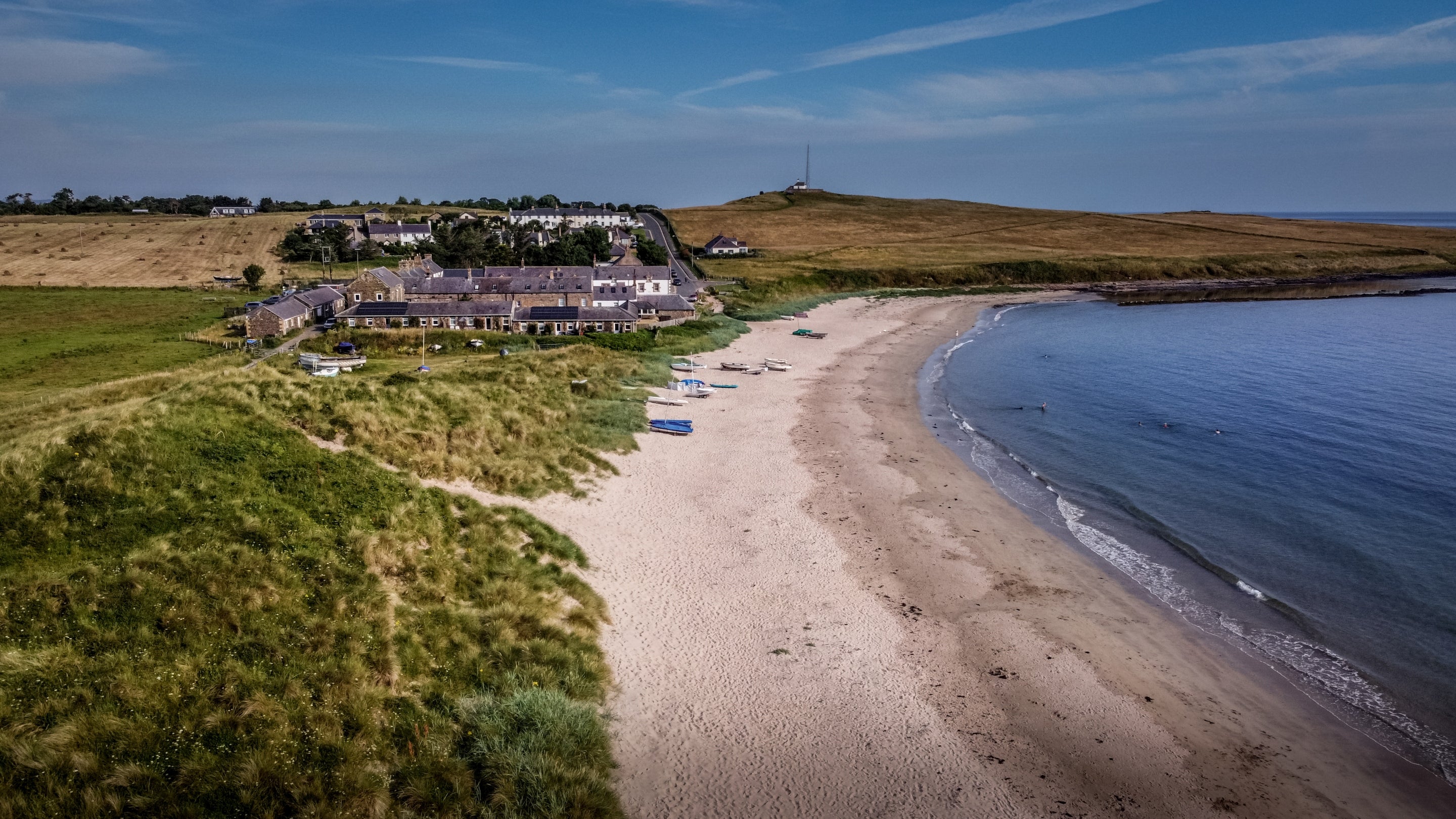 The area surrounding Rockside Cottage, Northumberland