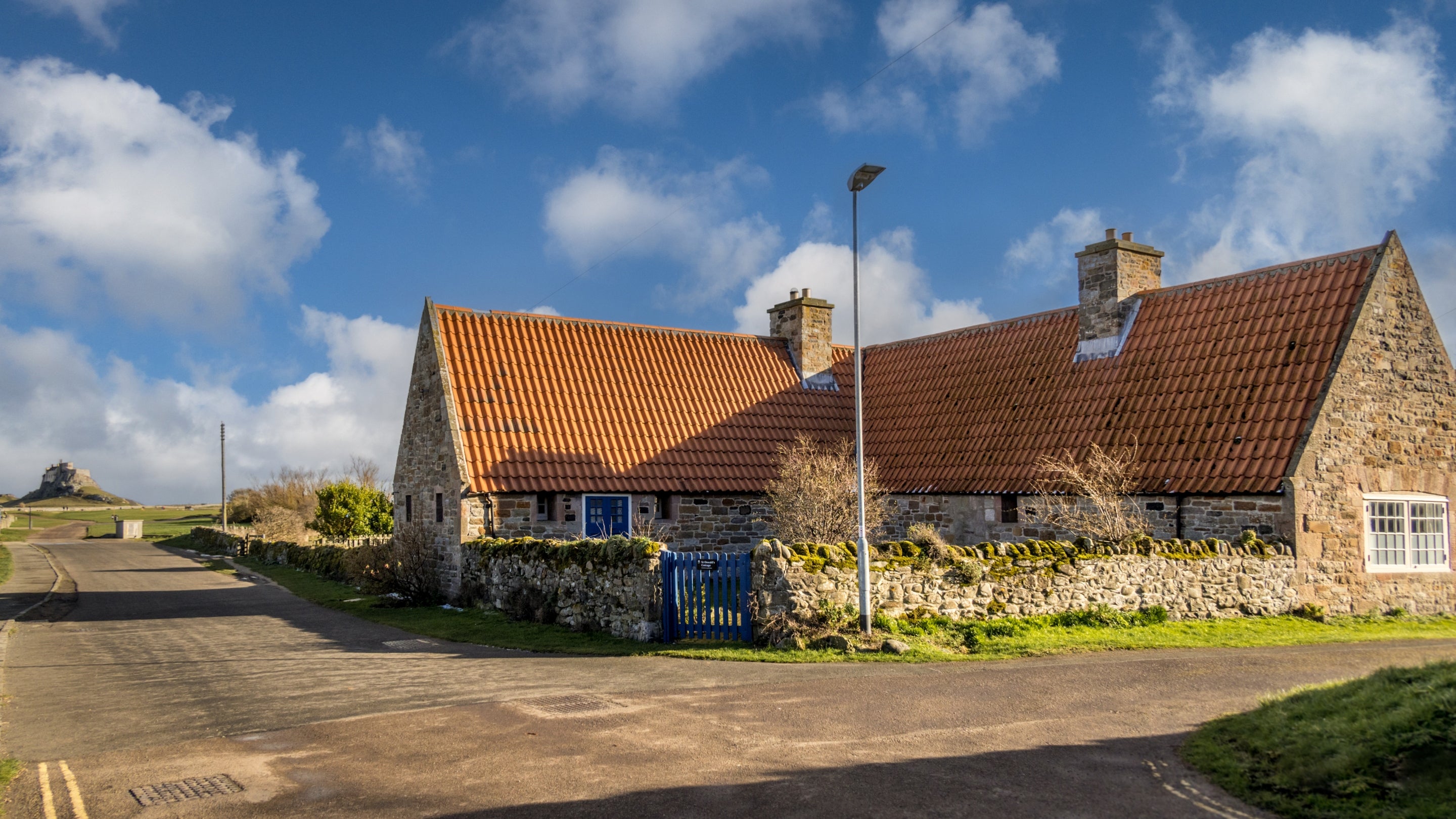 The exterior of St Oswald's Cottage, Northumberland