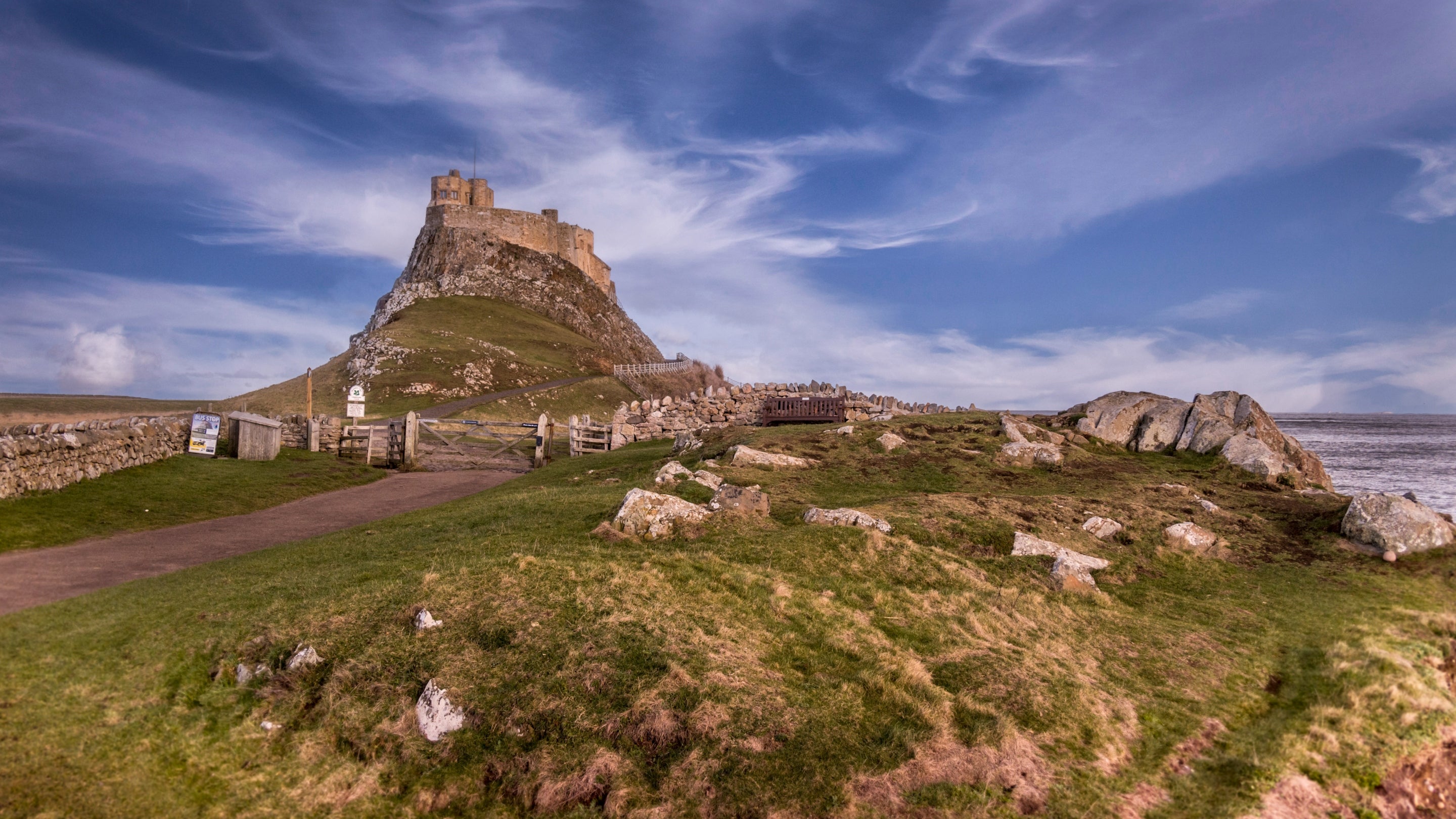 The area surrounding St Oswald's Cottage, Northumberland