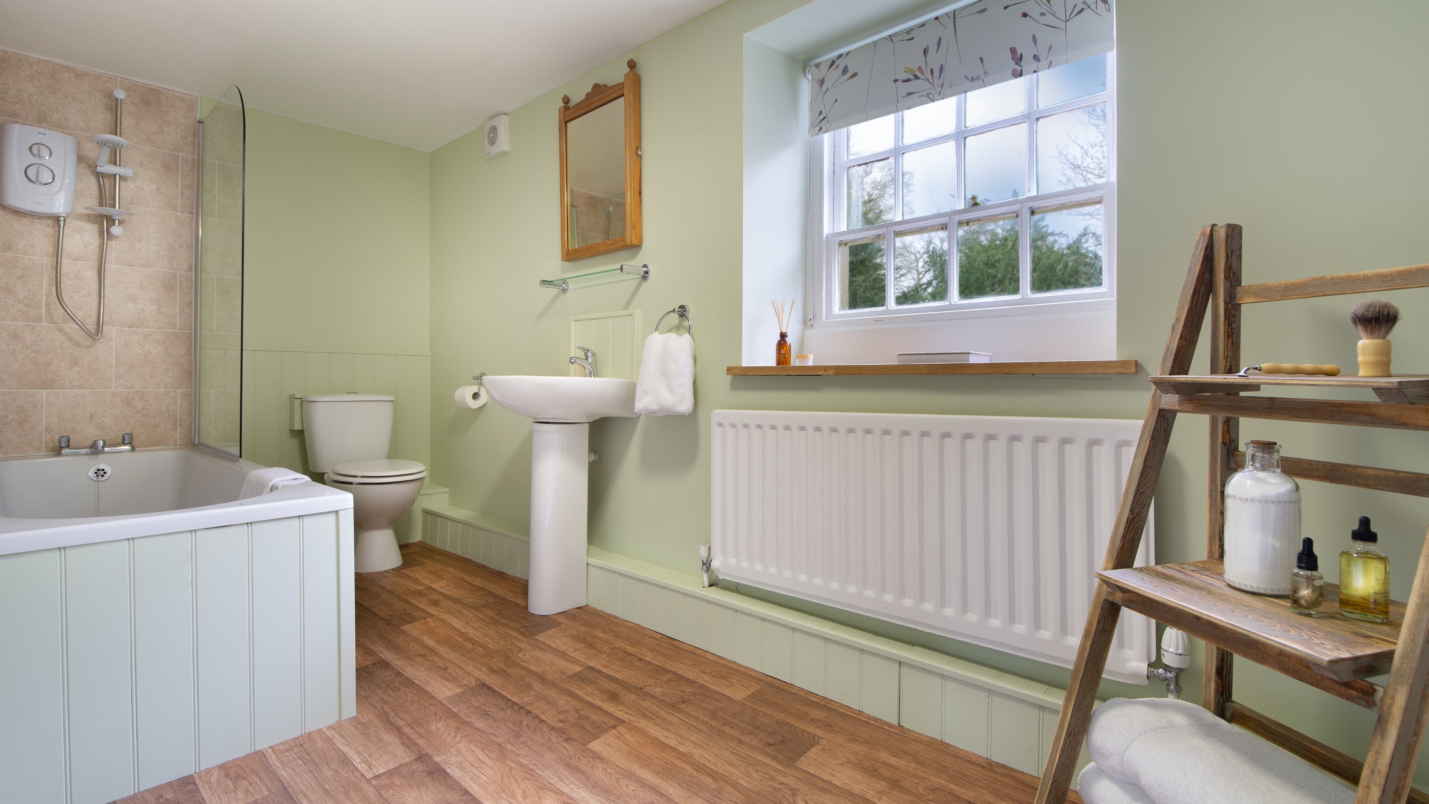 The bathroom at Wash House Cottage, Northumberland