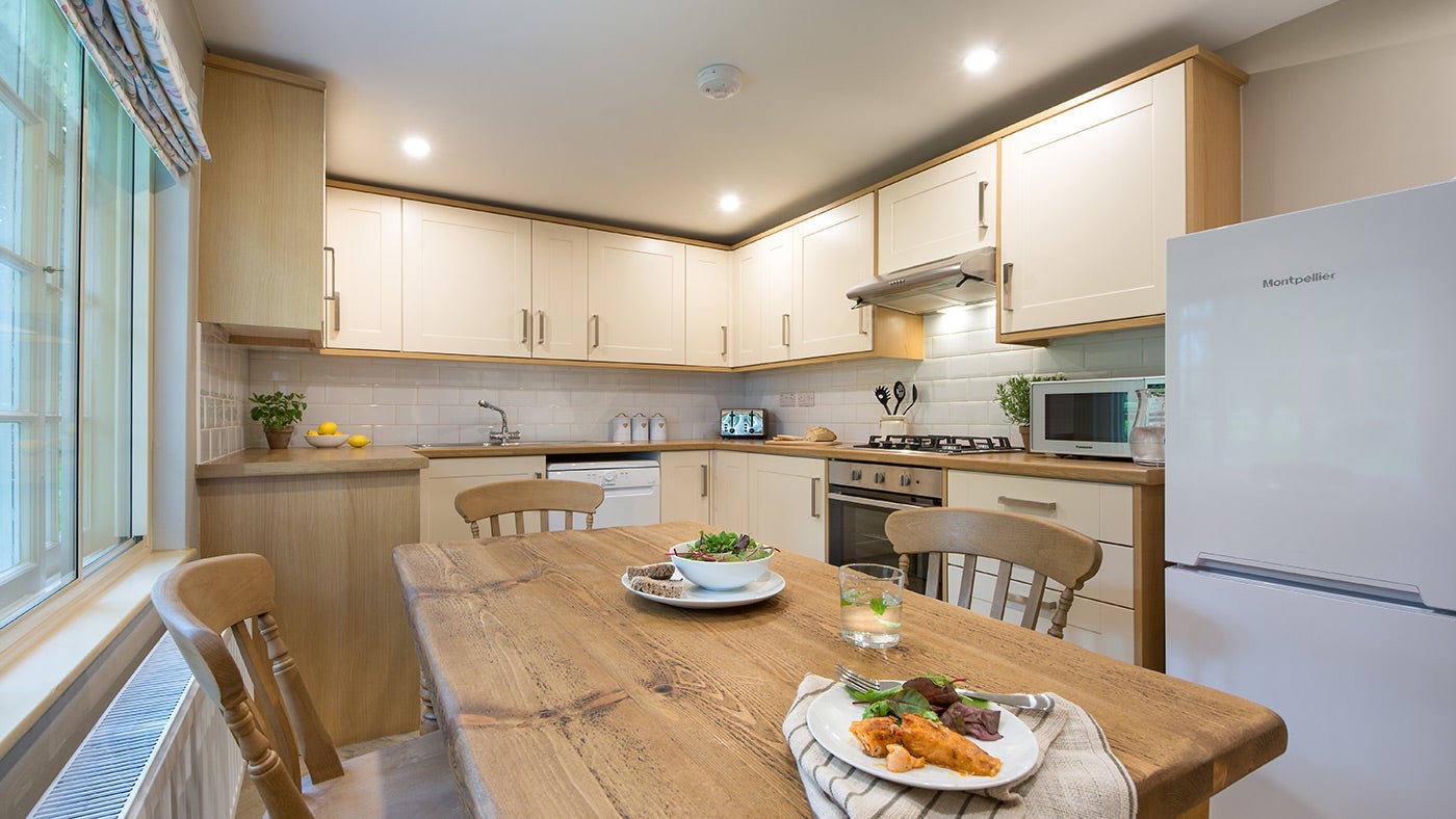 The kitchen at 1 Castle Cottage, Lincolnshire