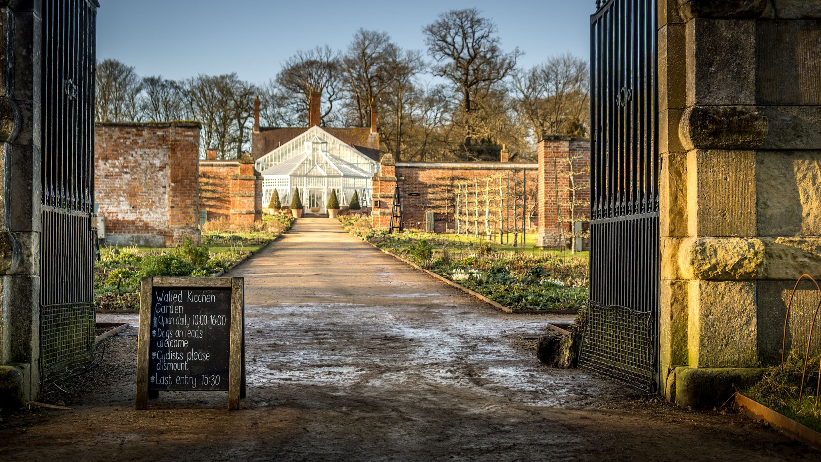 The walled kitchen garden at Clumber Park, Nottinghamshire