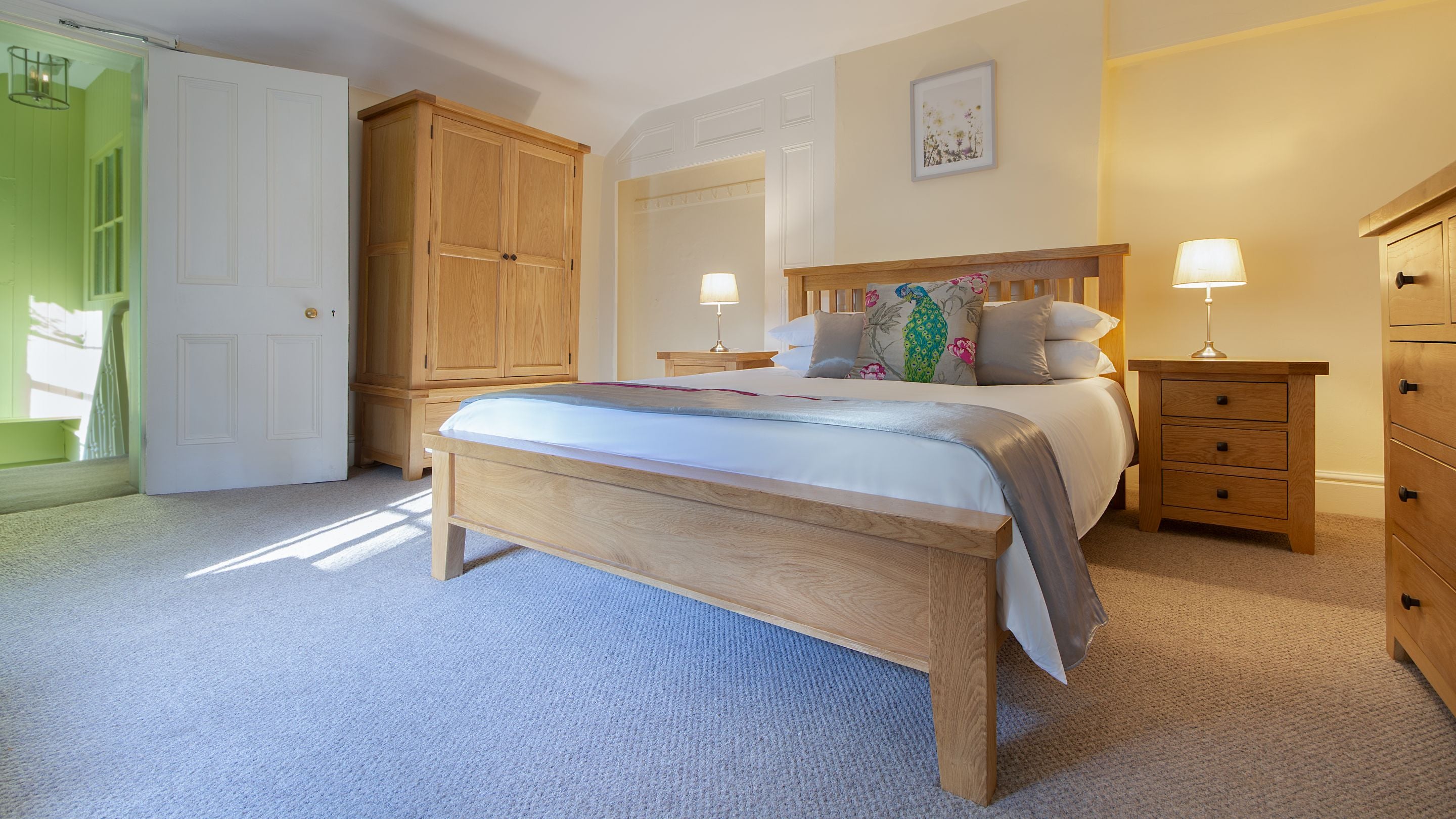 The double bedroom at Kitchen Garden Cottage, Nottinghamshire