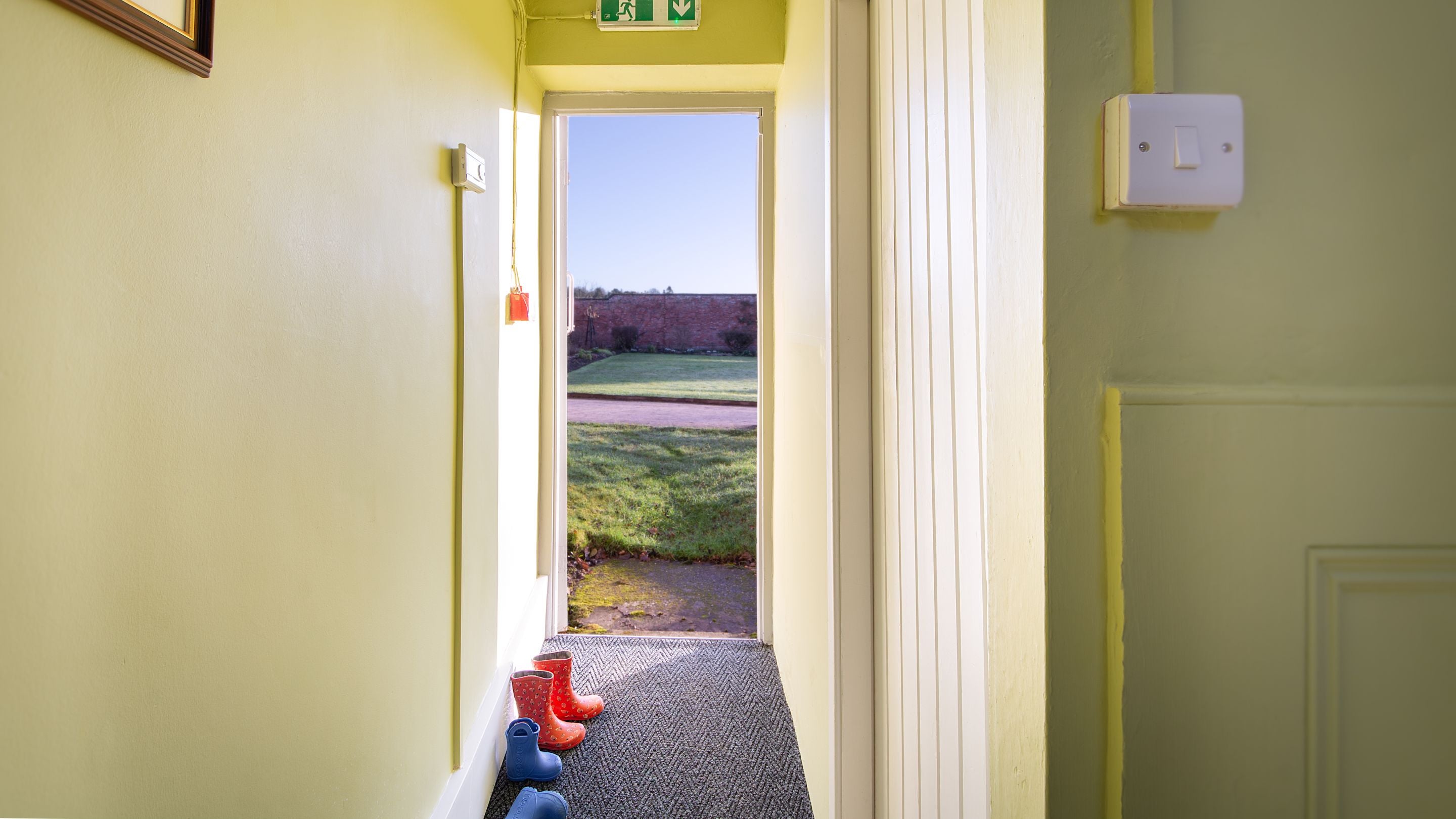 The hallway at Kitchen Garden Cottage, Nottinghamshire