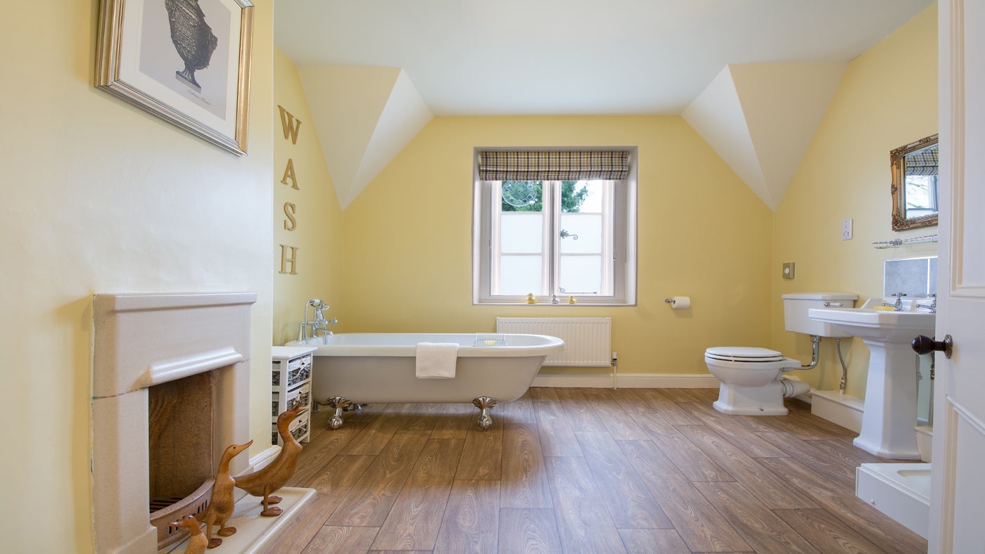 The bathroom at No. 1 Belton, Lincolnshire