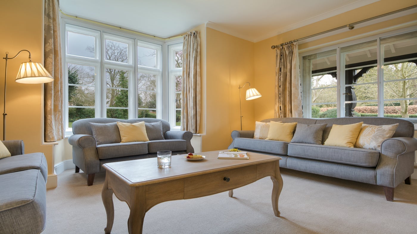 The sitting room at No. 1 Belton, Lincolnshire