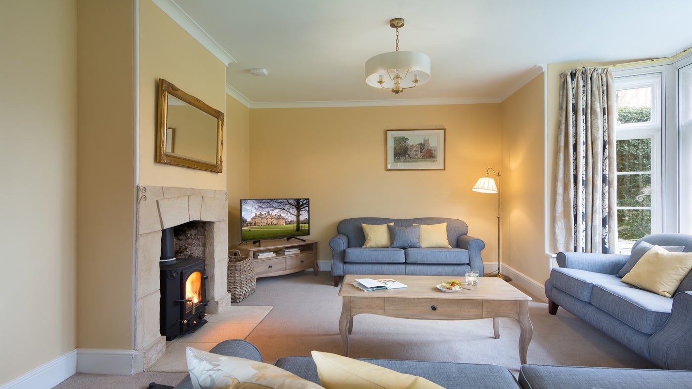 The sitting room at No. 1 Belton, Lincolnshire