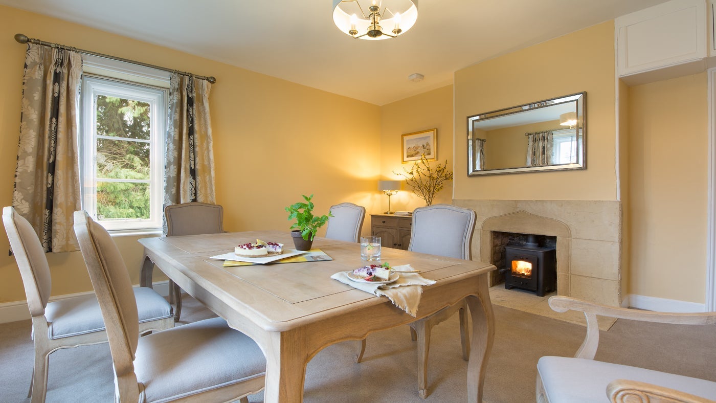 The dining room at No. 1 Belton, Lincolnshire