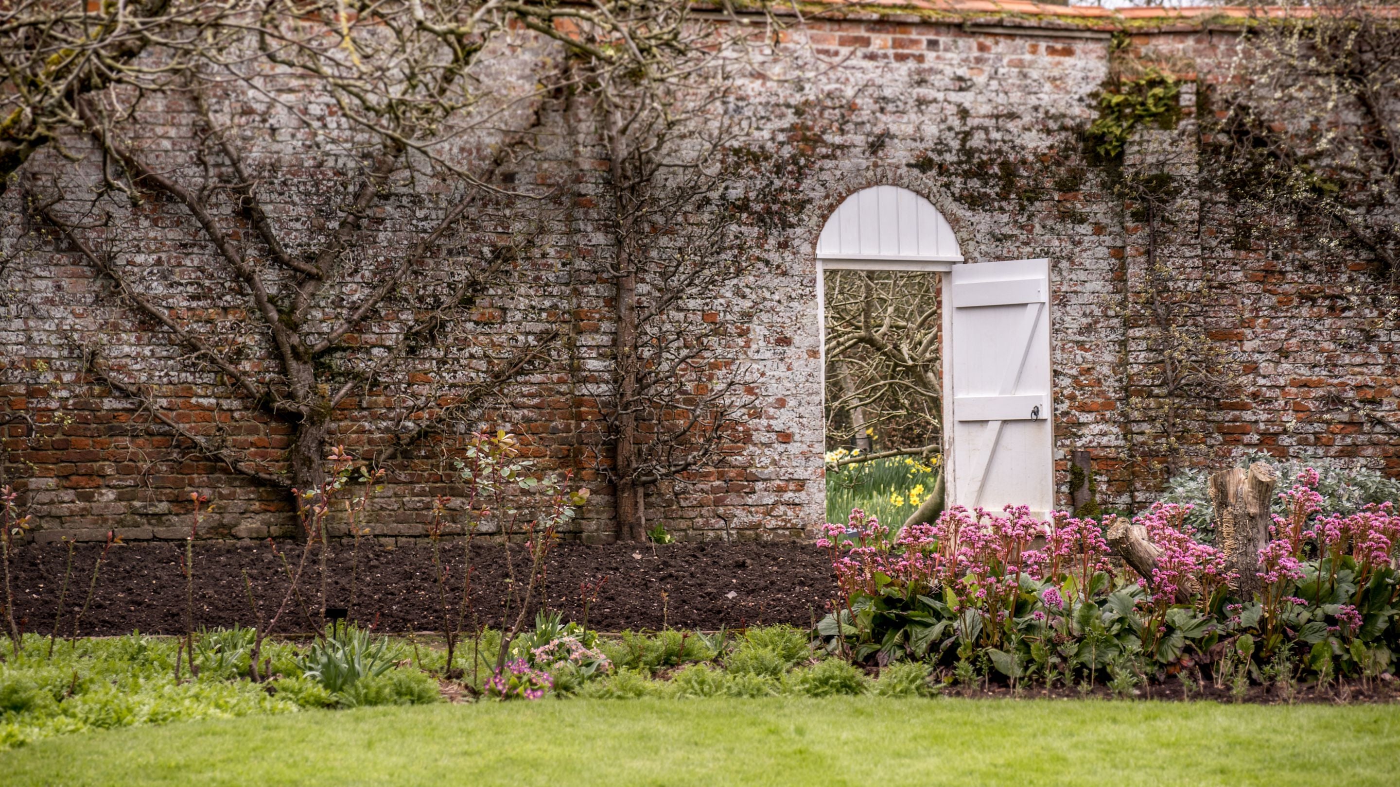 The walled garden on the Gunby estate, Lincolnshire