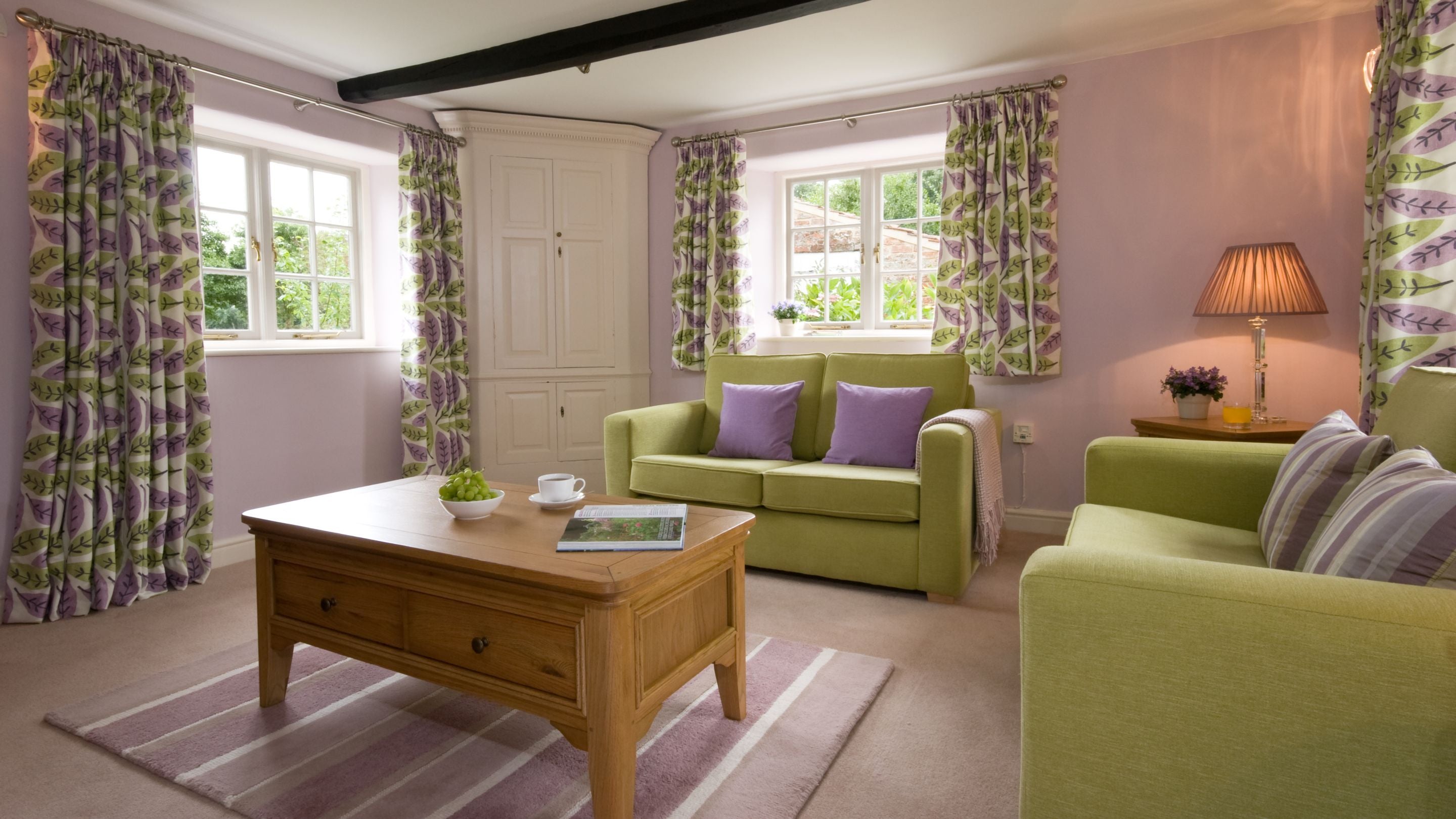 The sitting room at Orchard Cottage, Lincolnshire