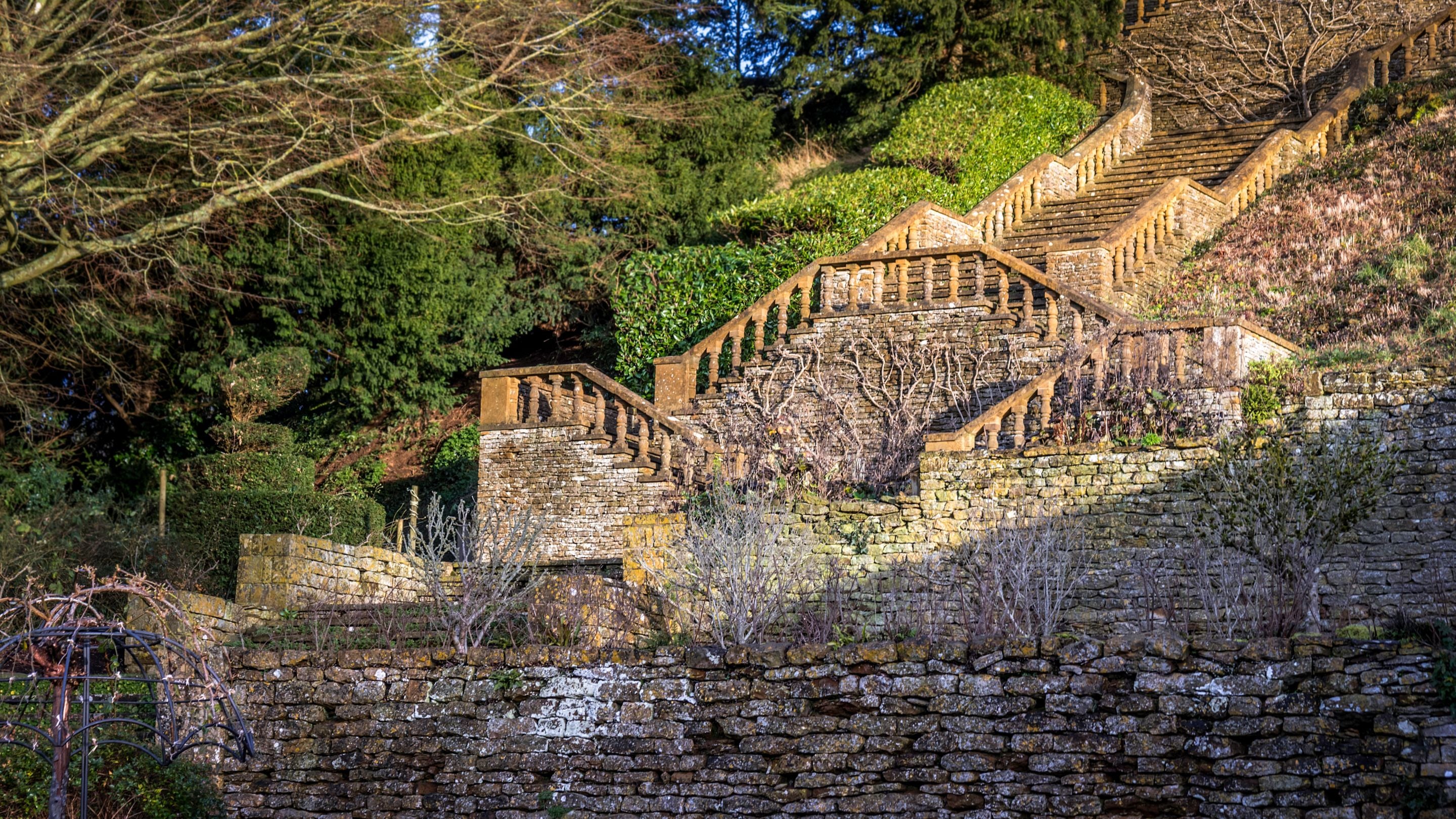 Upton House and Gardens in the area surrounding Bog Cottage, Oxfordshire